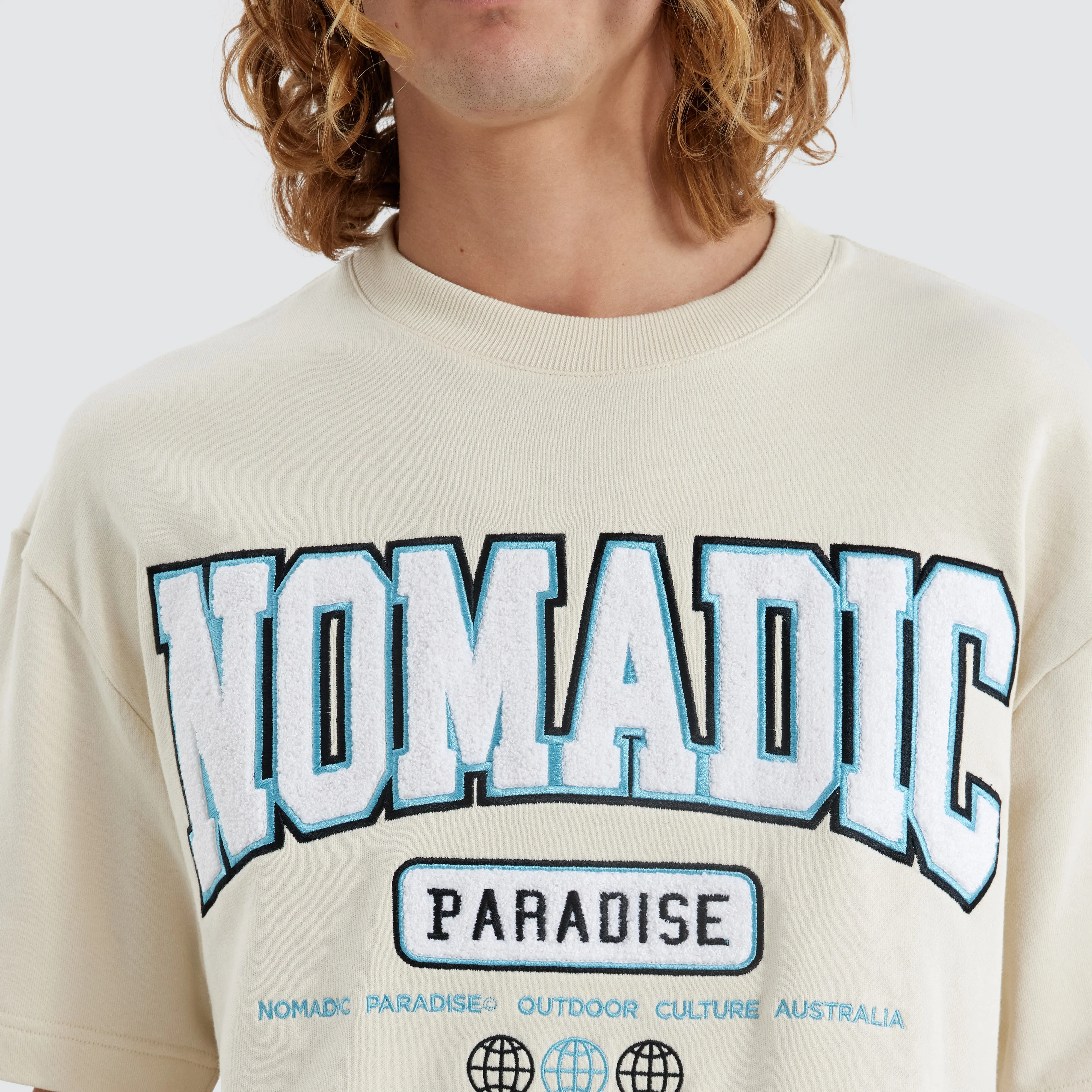 College Loopback Street Tee Tofu sold by Neverland product image thumbnail 2