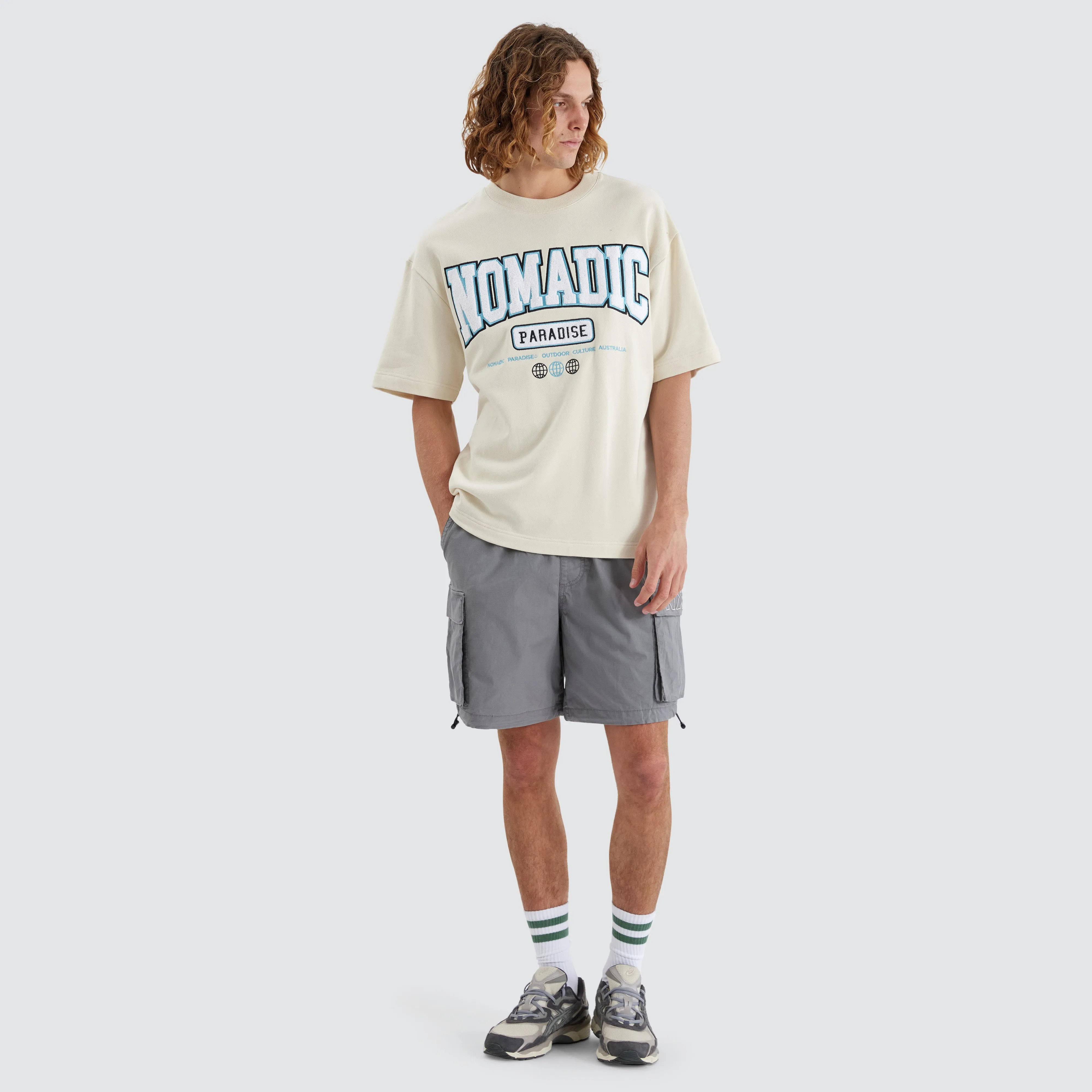 College Loopback Street Tee Tofu sold by Neverland product image thumbnail 4