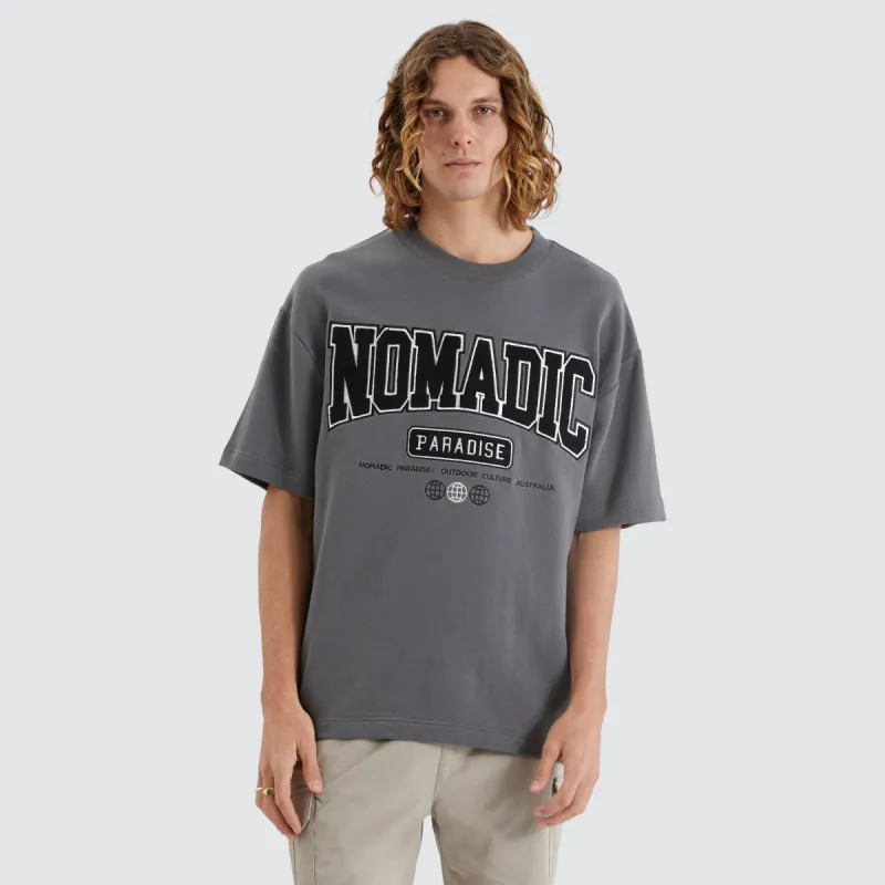 College Loopback Street Tee Castlerock sold by Neverland
