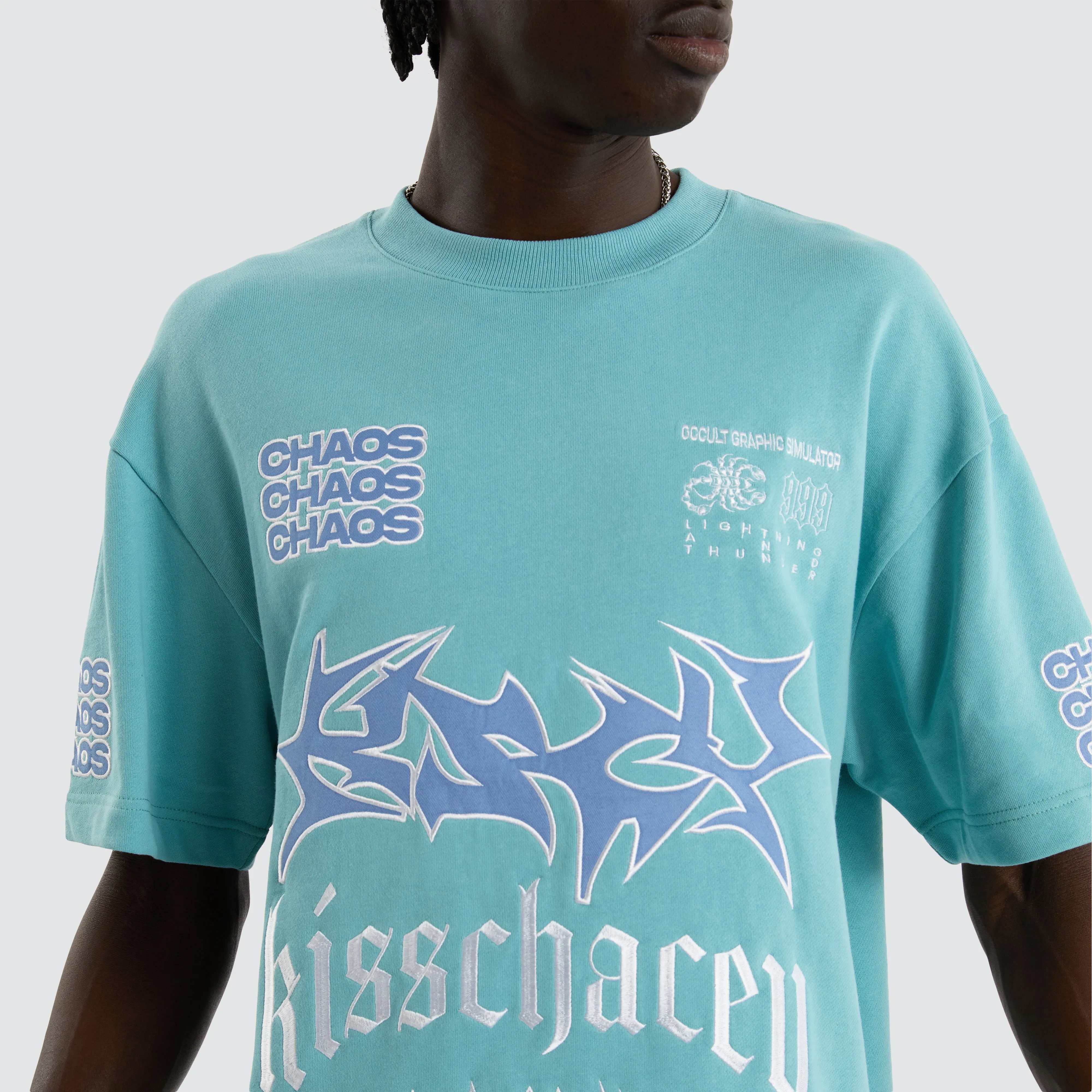 Posse Loopback Street Tee Teal sold by Neverland product image thumbnail 2