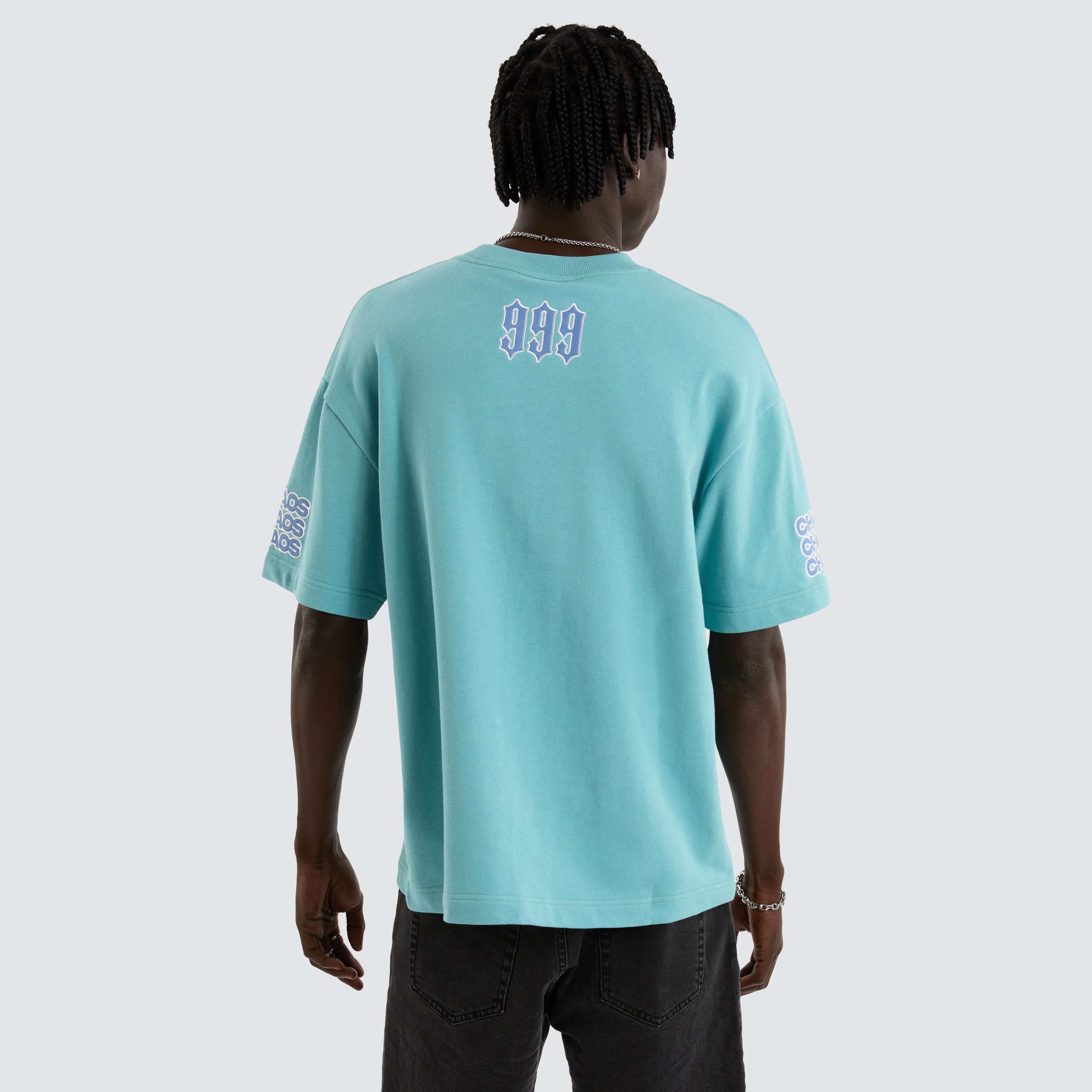 Posse Loopback Street Tee Teal sold by Neverland product image thumbnail 4