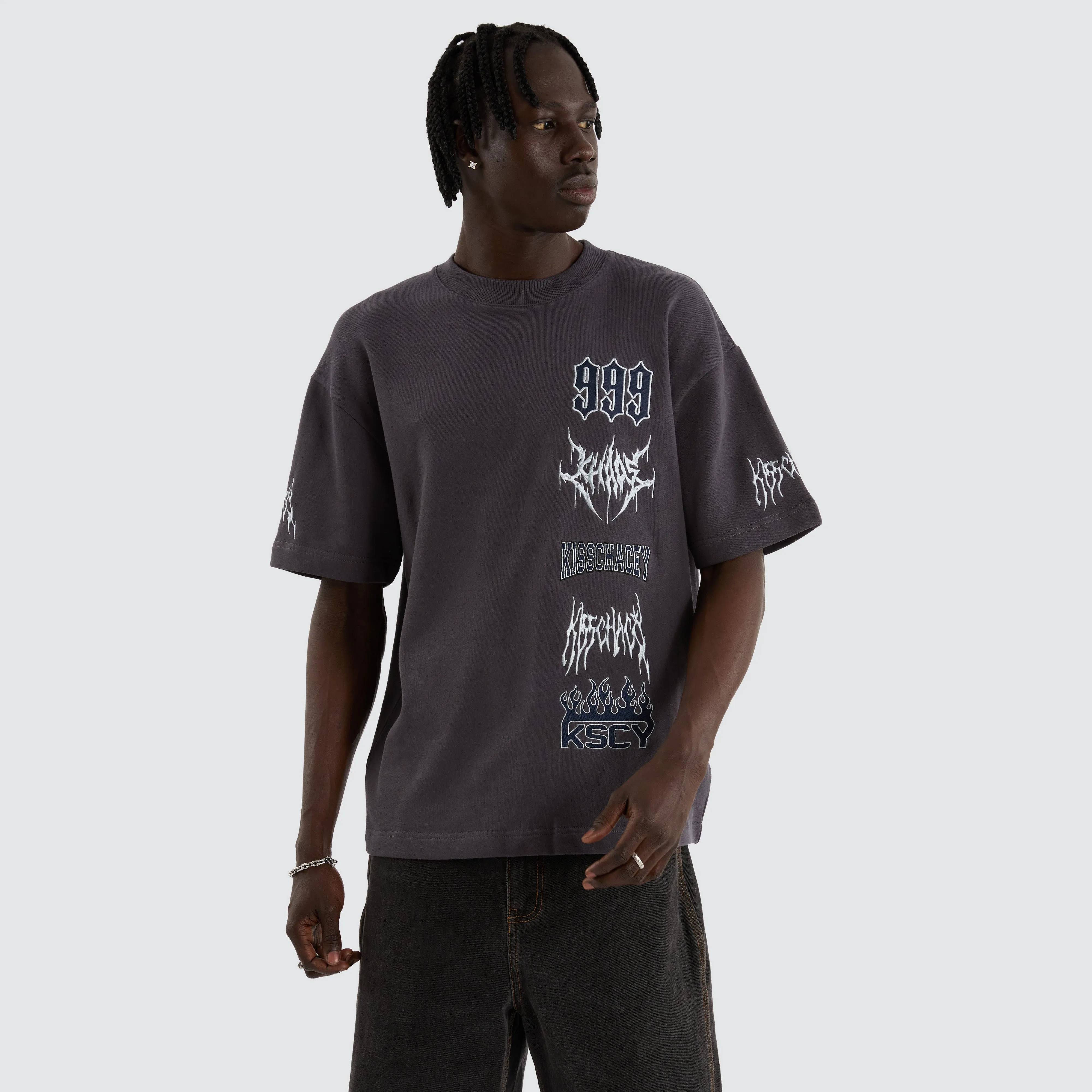 Highschool Loopback Street Tee Nine Iron sold by Neverland product image thumbnail 2