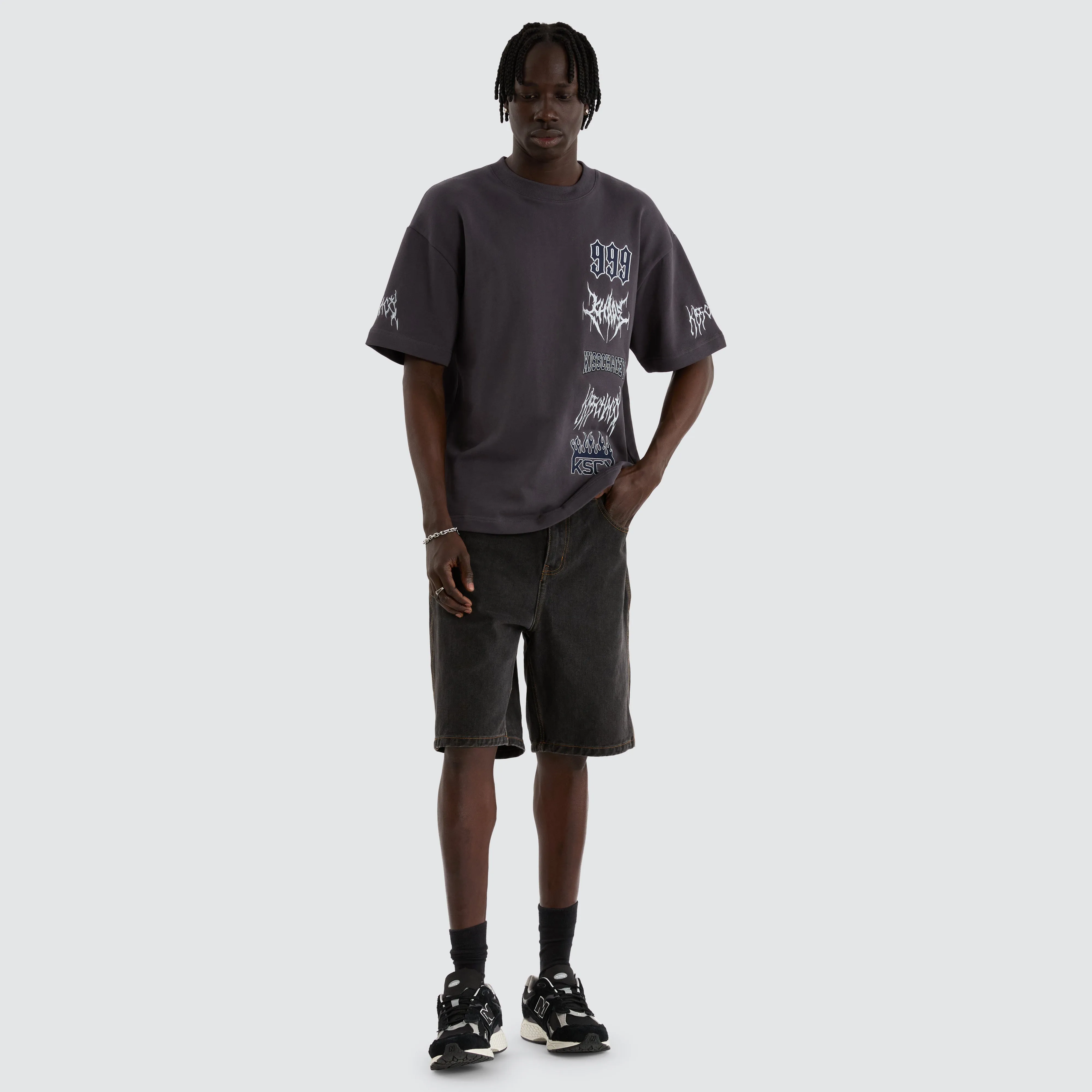 Highschool Loopback Street Tee Nine Iron sold by Neverland product image thumbnail 4