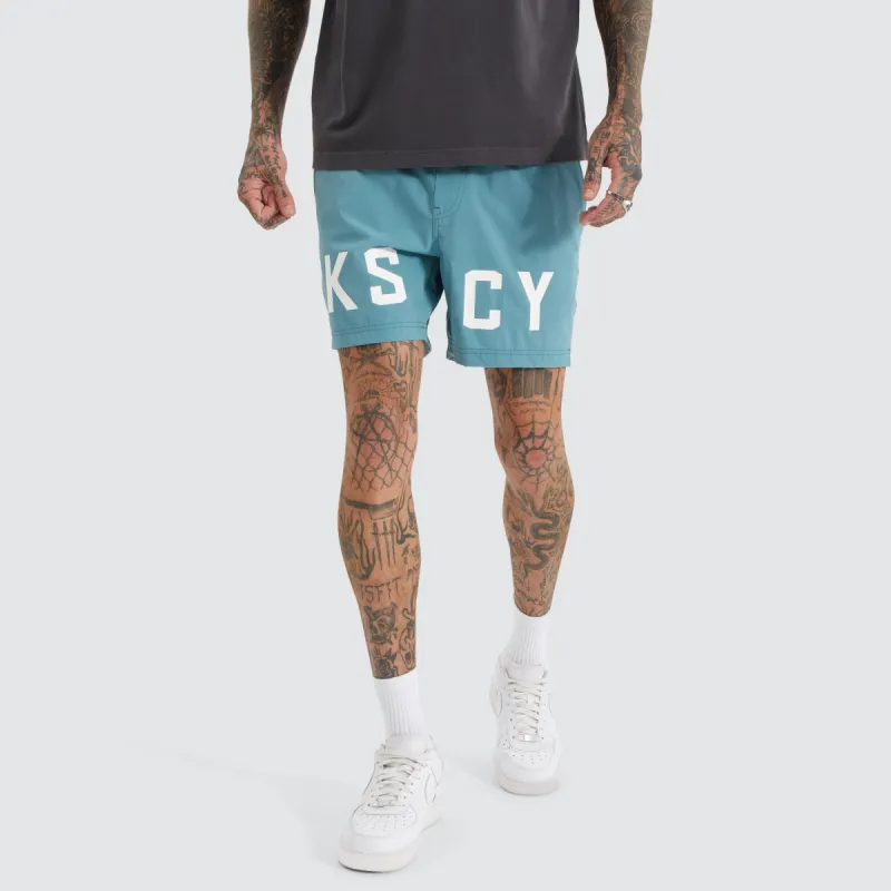 Bronant Beach Short Brittany Blue sold by Neverland