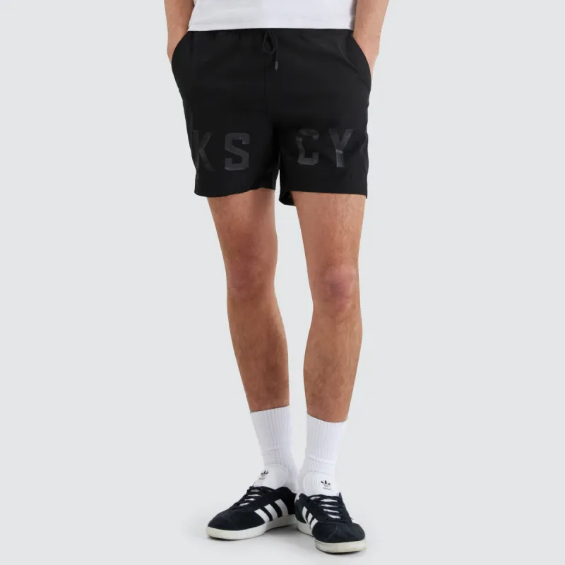Bronant Beach Short Jet Black sold by Neverland