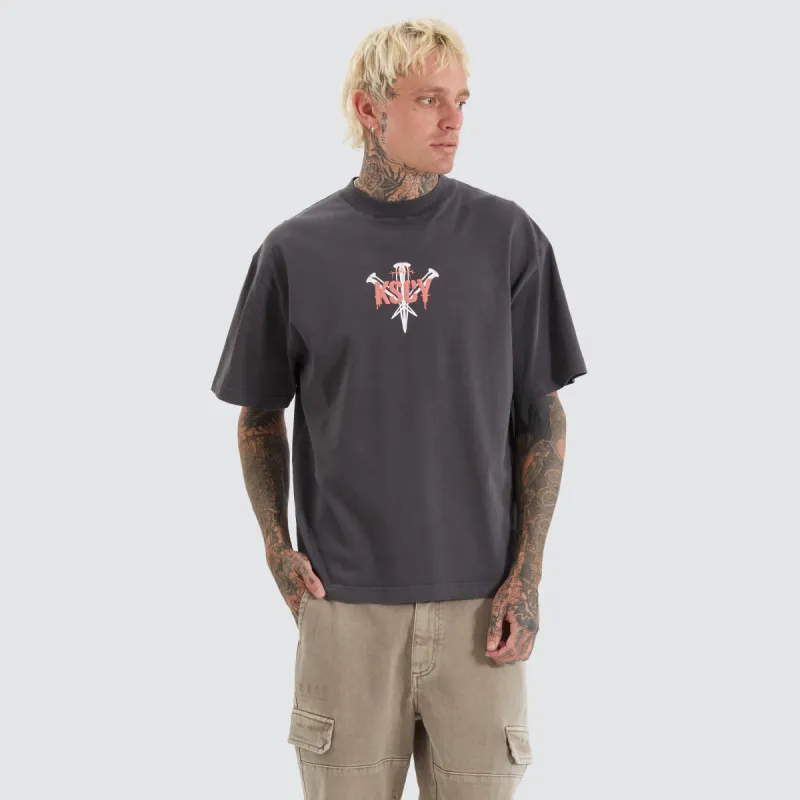 Attached Street Tee Pigment Ebony sold by Neverland