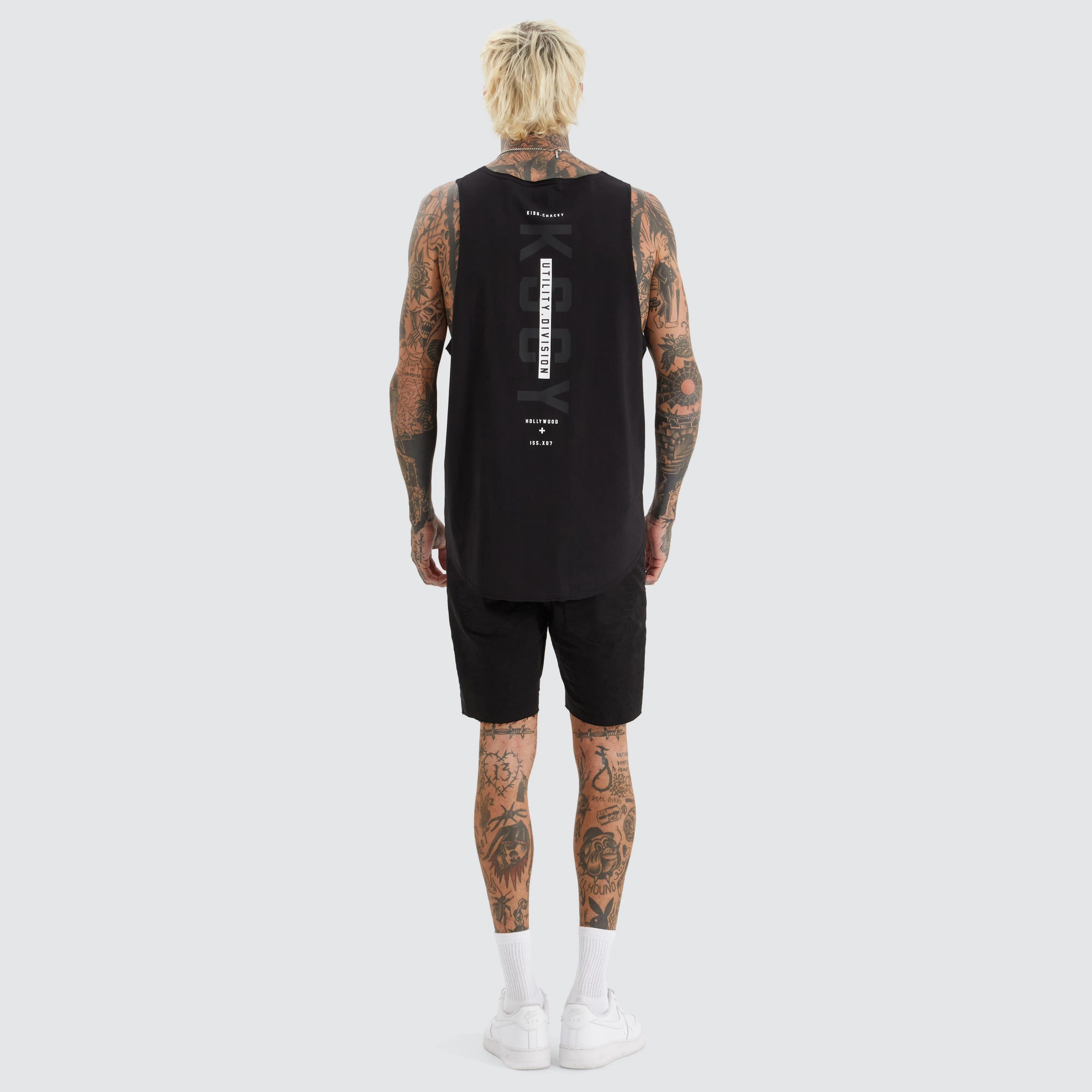 Cross Raw Muscle Tank Jet Black sold by Neverland product image thumbnail 4