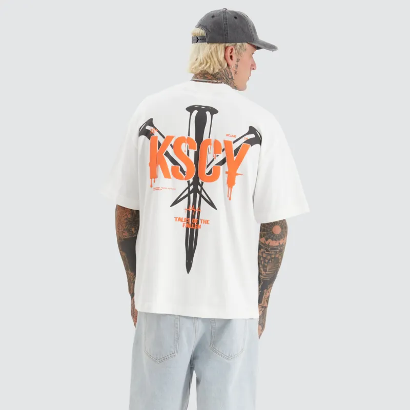 Attached Street Tee Natural White sold by Neverland