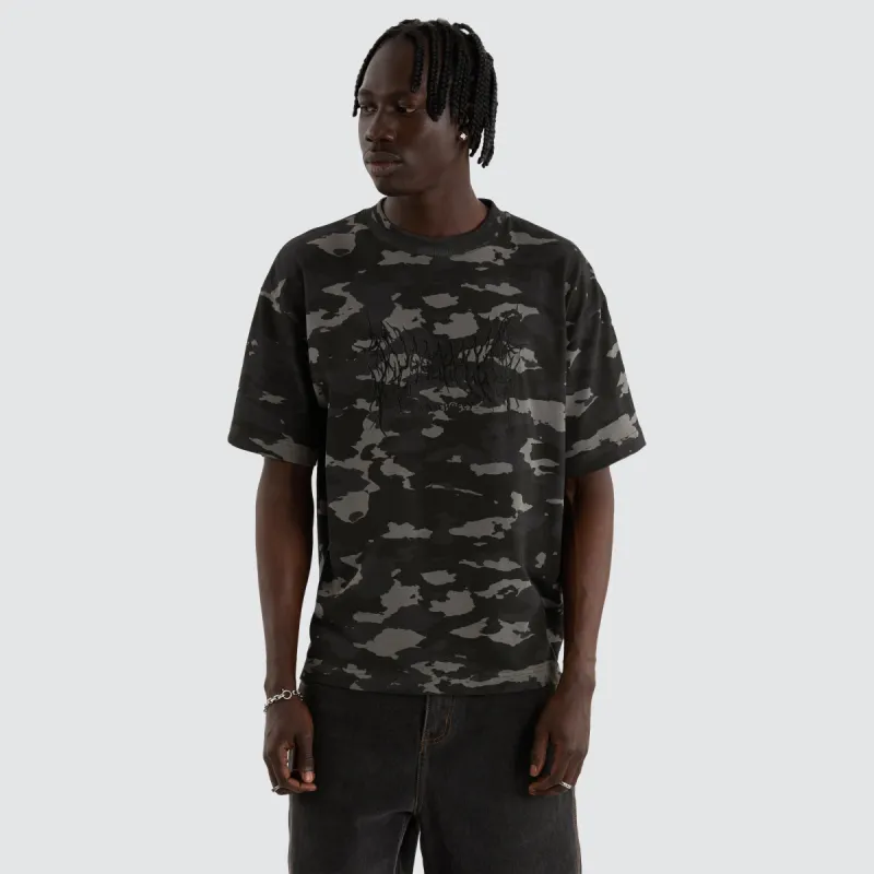 Camo Street Tee Camo Black sold by Neverland