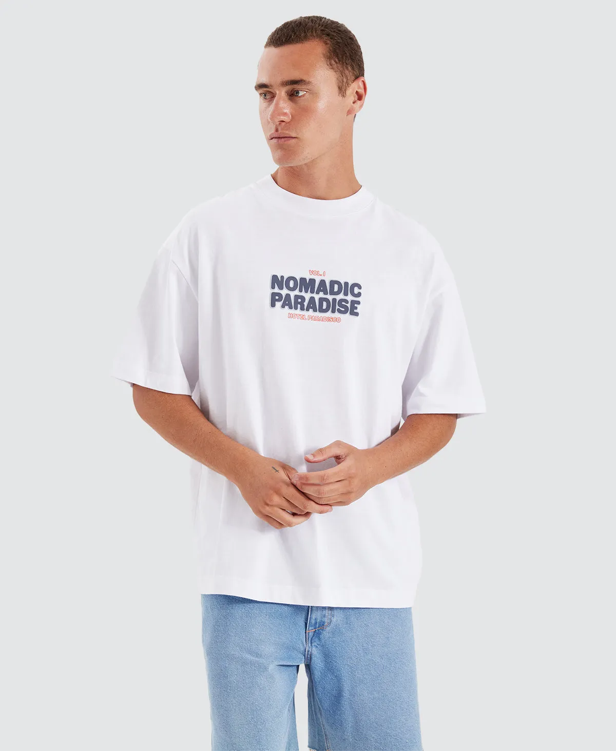 Radical Street Tee Optical White sold by Neverland