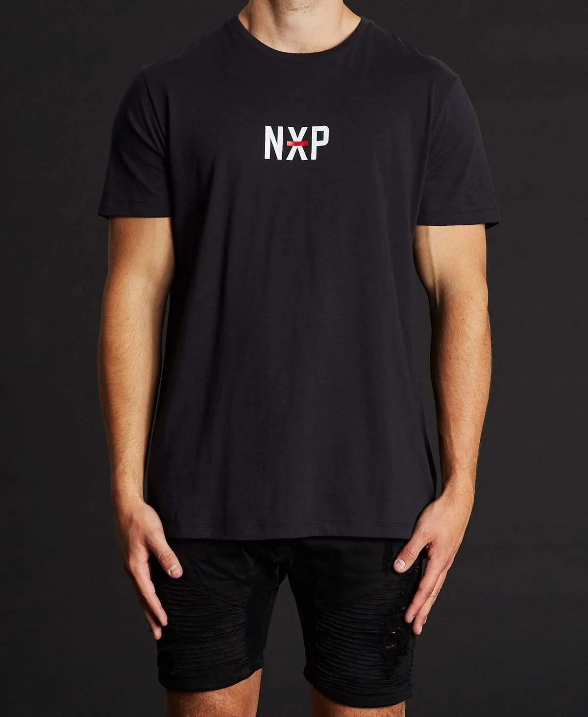 Unscarred Scoop Back T-Shirt Jet Black sold by Neverland product image thumbnail 2