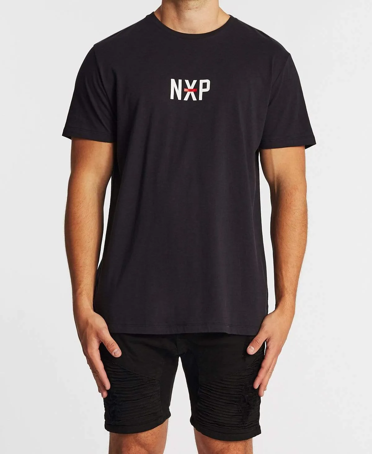 Unscarred Scoop Back T-Shirt Jet Black sold by Neverland product image thumbnail 4