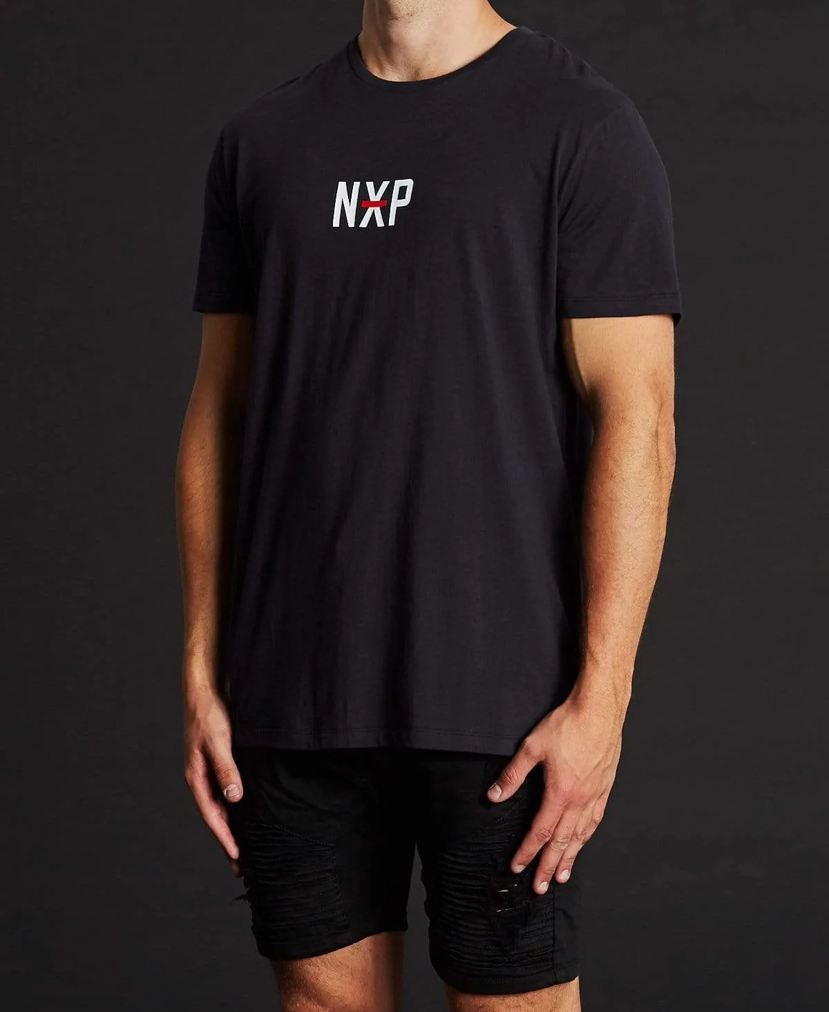 Unscarred Scoop Back T-Shirt Jet Black sold by Neverland product image thumbnail 3