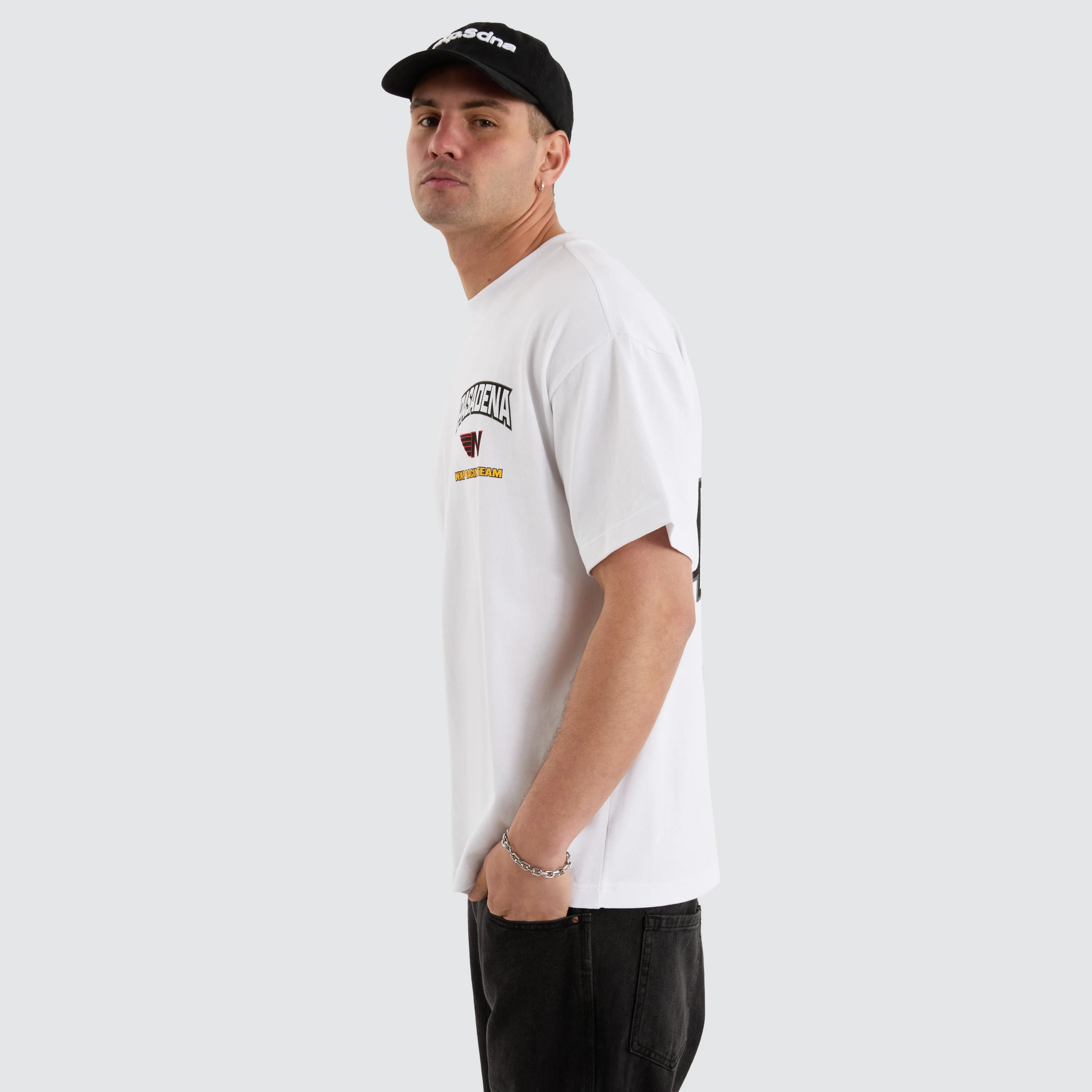 Motor Raptor Tee White sold by Neverland product image thumbnail 5