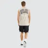Overtaking Relaxed Muscle Tee Pigment Silver Grey sold by Neverland