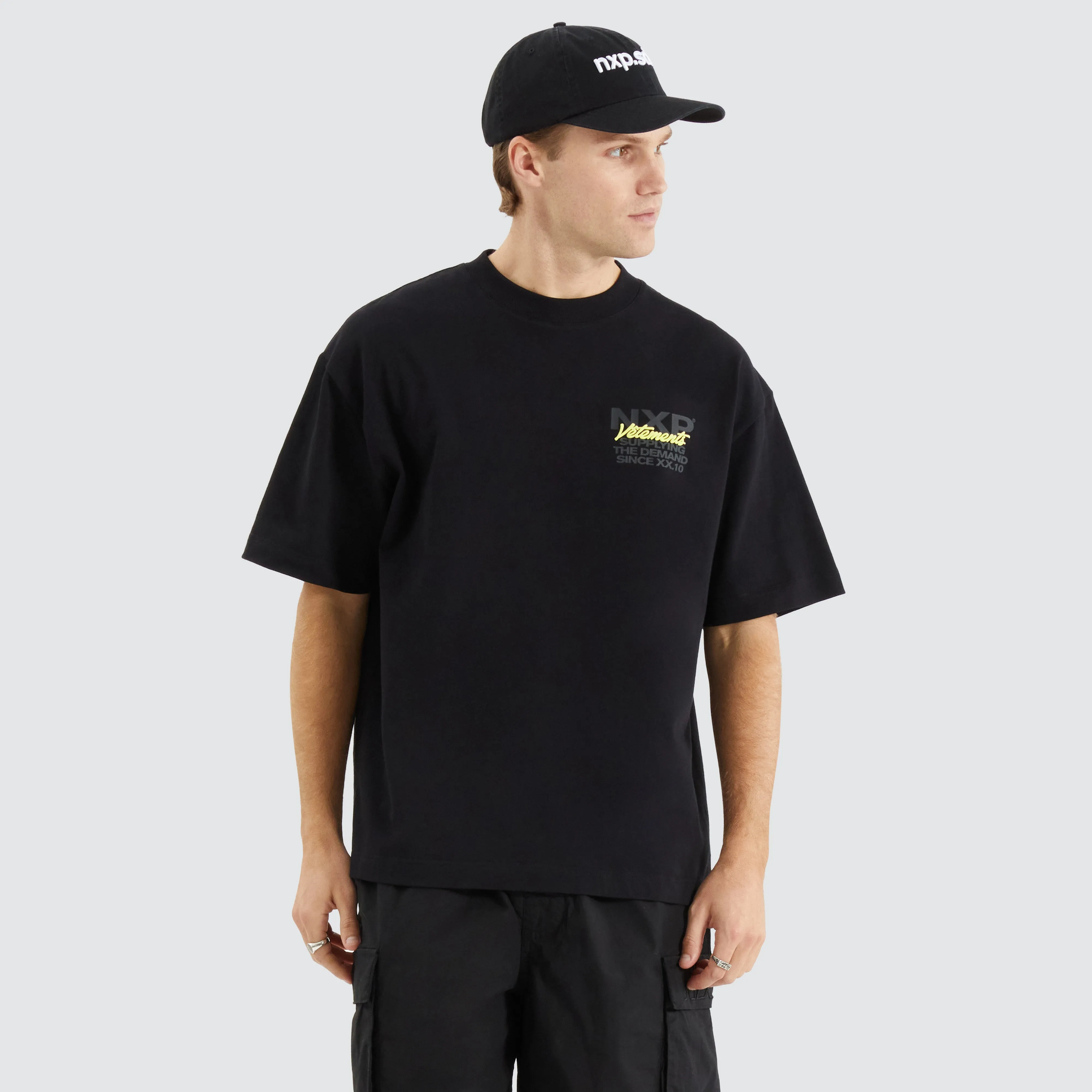 Demand Street Tee Jet Black sold by Neverland product image thumbnail 2