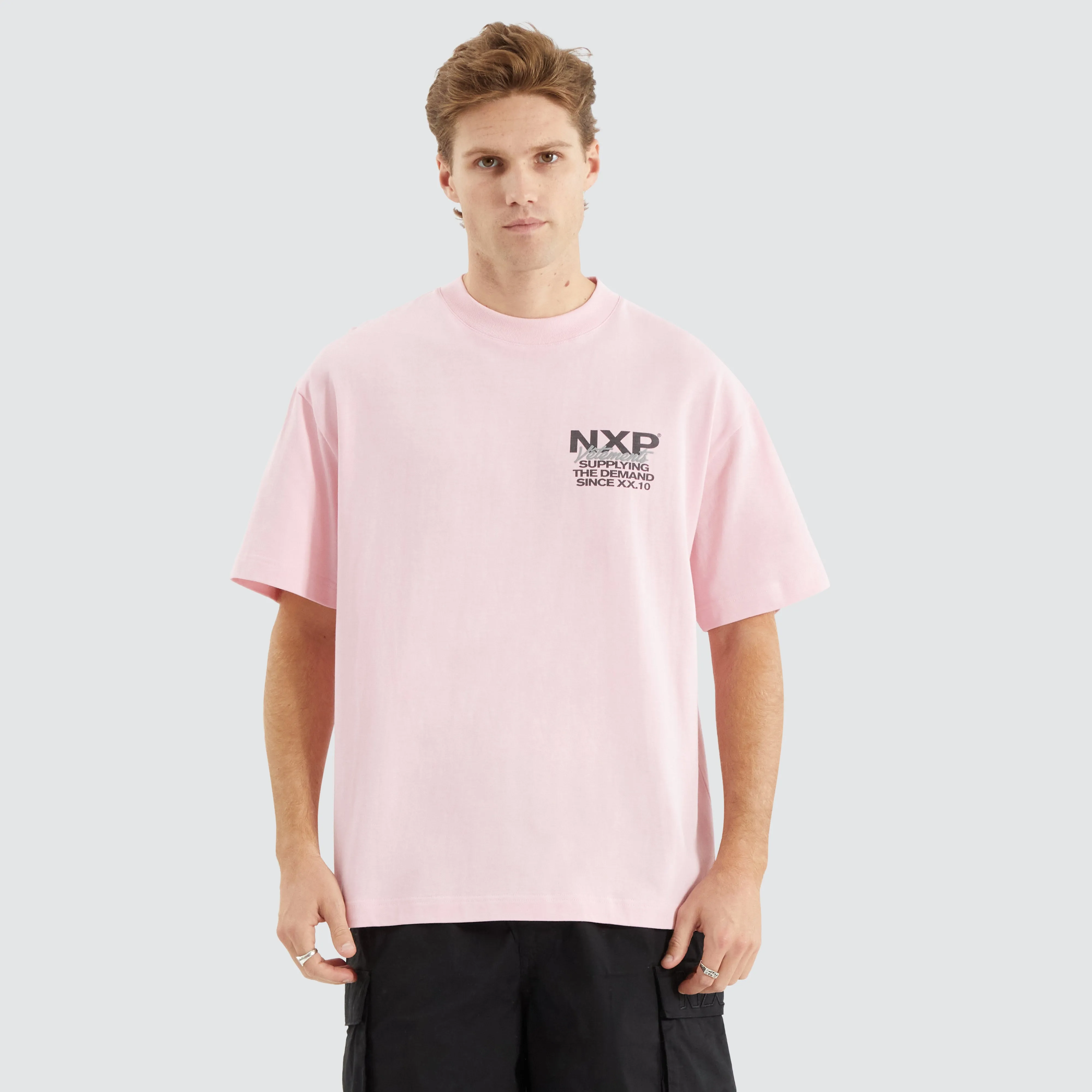 Demand Street Tee Orchid Pink sold by Neverland