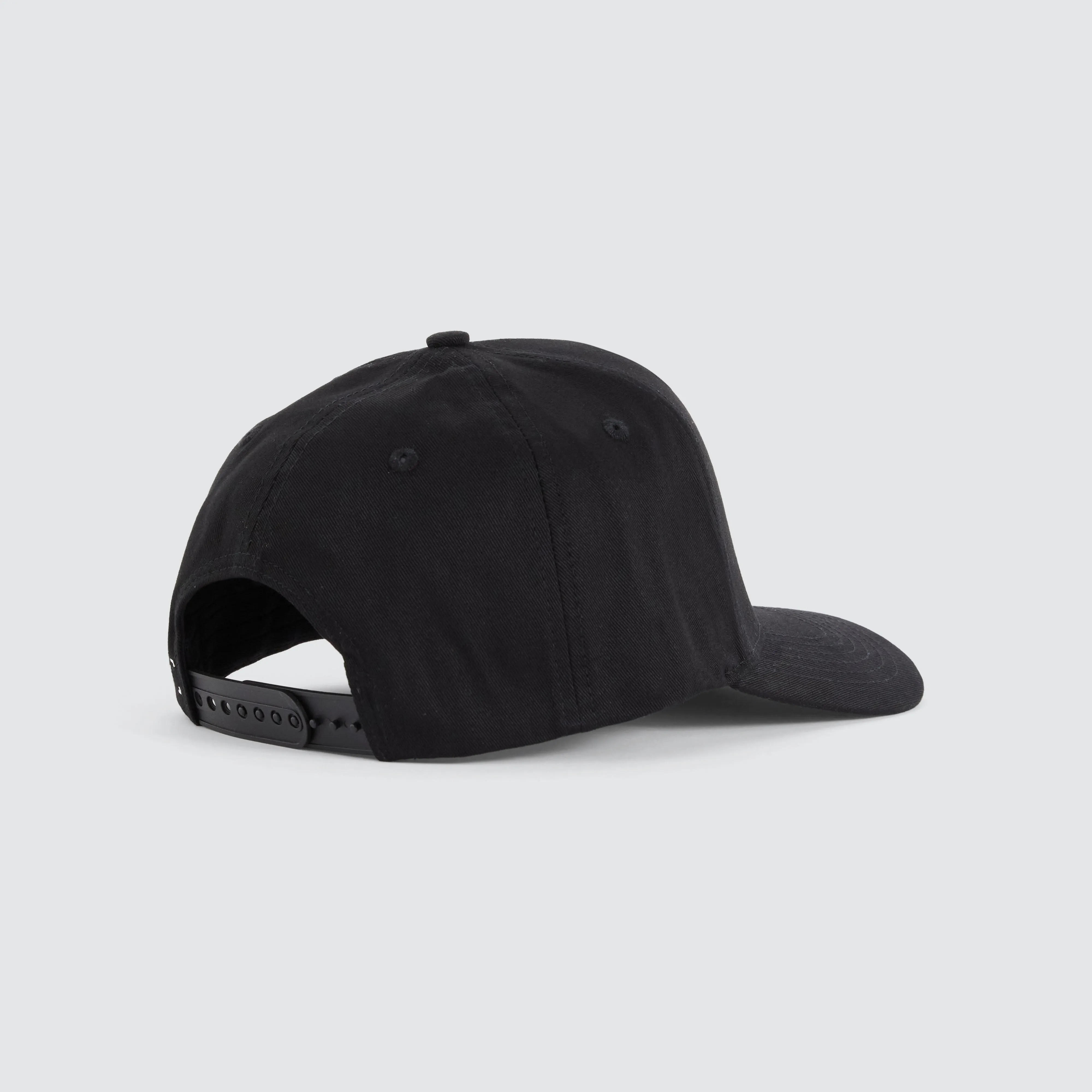 Overhead 5 Panel Curved Peak Cap Black sold by Neverland product image thumbnail 2