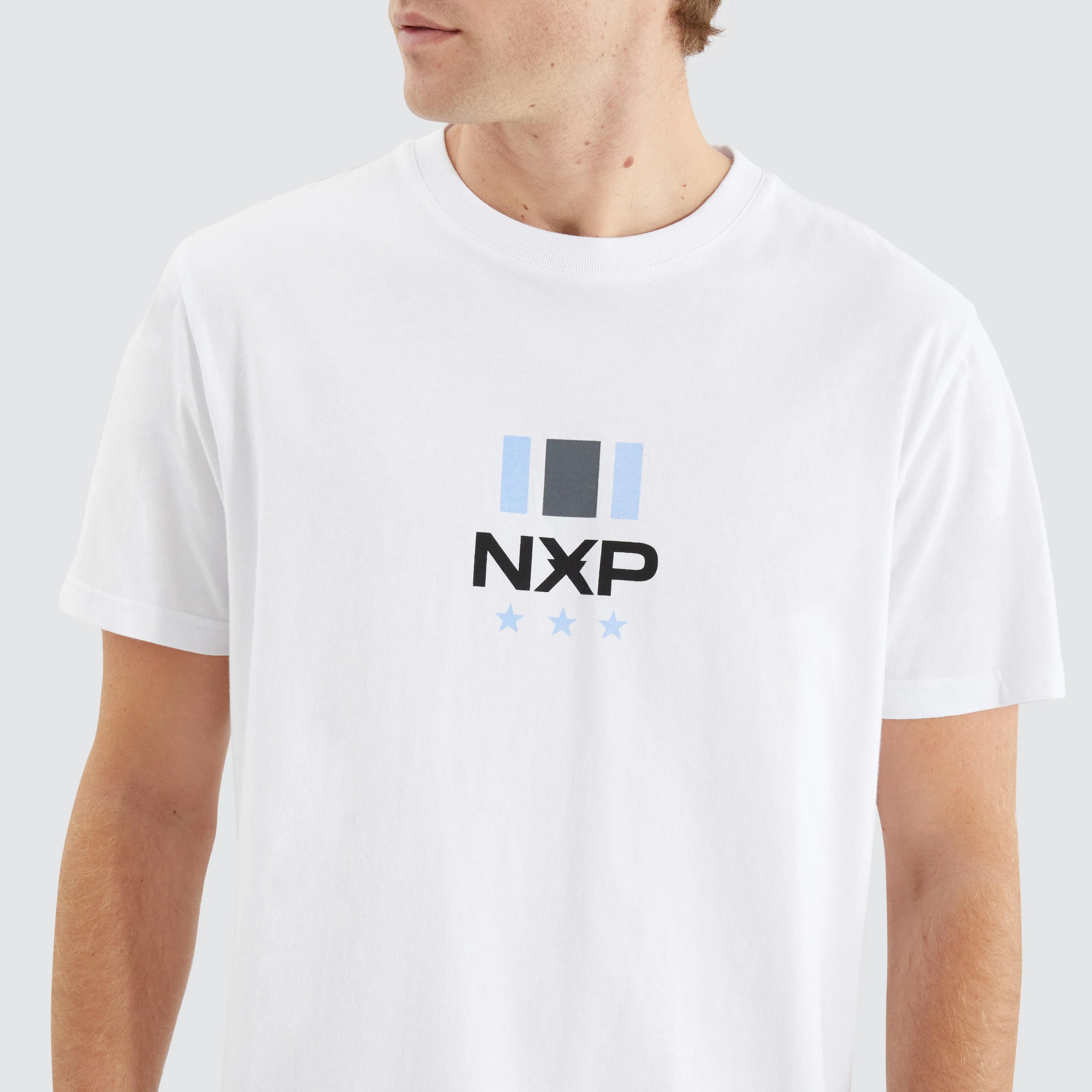 Line Dual Curved Tee Optical White sold by Neverland product image thumbnail 3