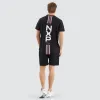 Line Dual Curved Tee Jet Black sold by Neverland
