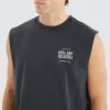 Overtaking Relaxed Muscle Tee Pigment Black sold by Neverland