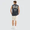 Overtaking Relaxed Muscle Tee Pigment Black sold by Neverland