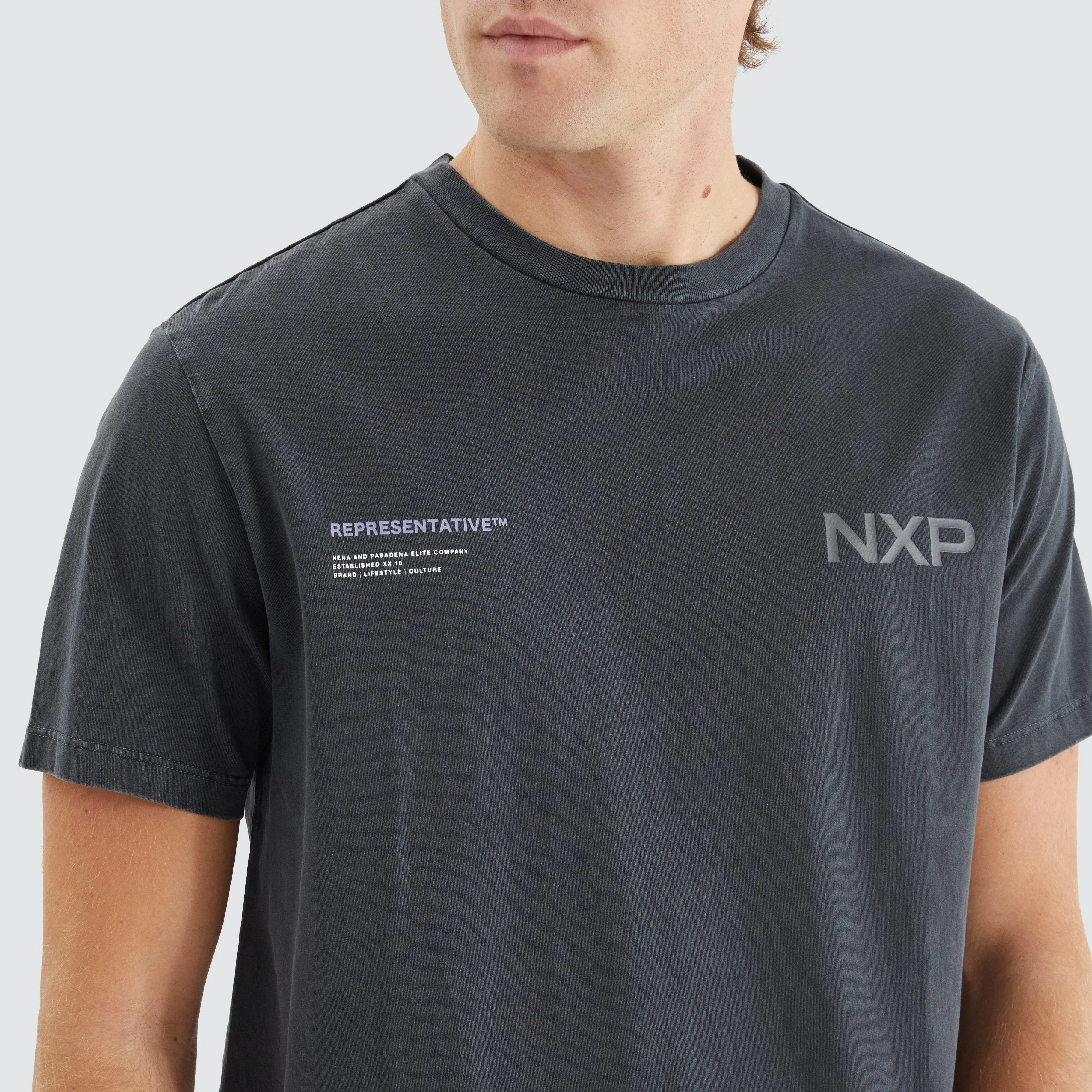 Brace Standard Tee Pigment Black sold by Neverland product image thumbnail 3