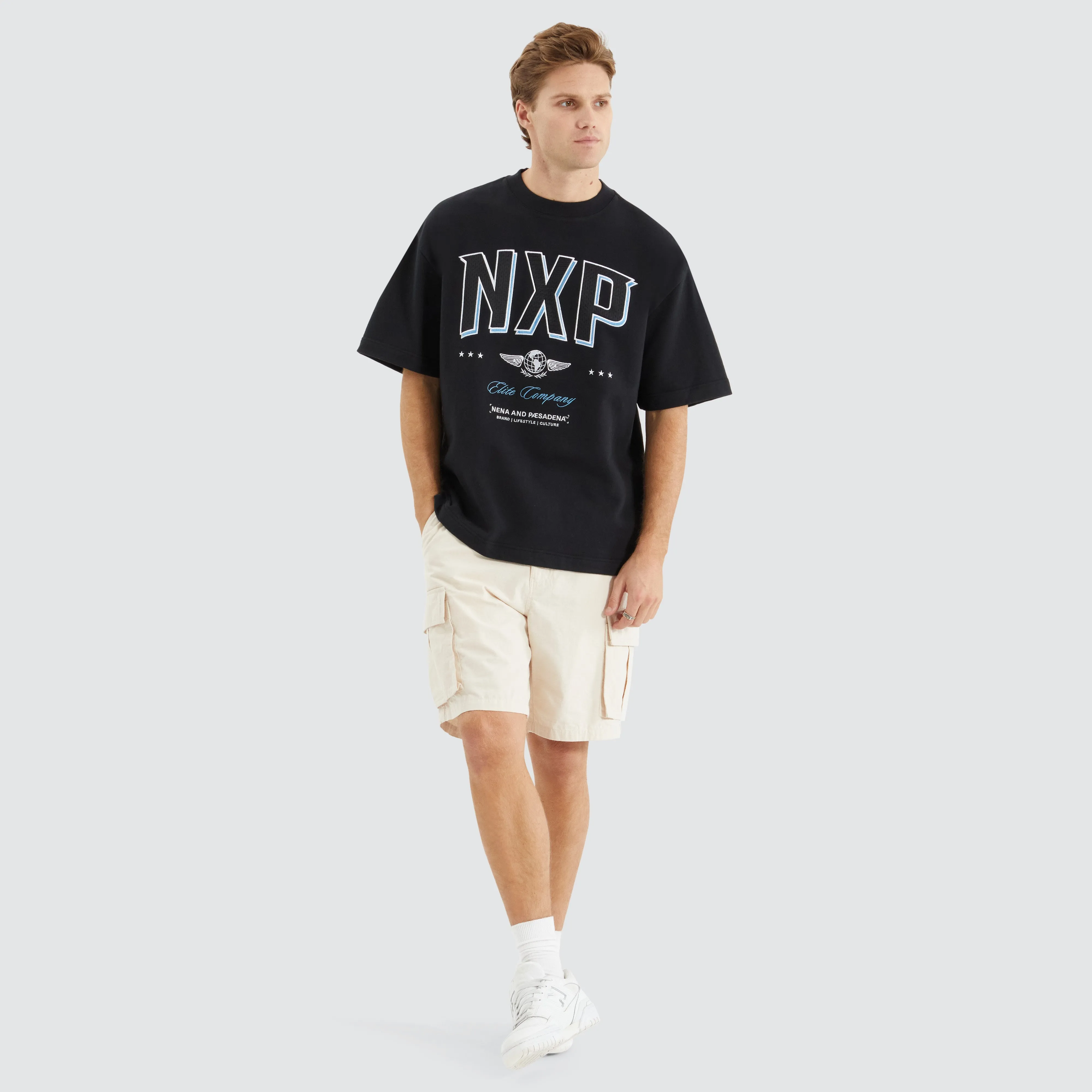 Captain Loopback Street Tee Anthracite Black sold by Neverland product image thumbnail 4