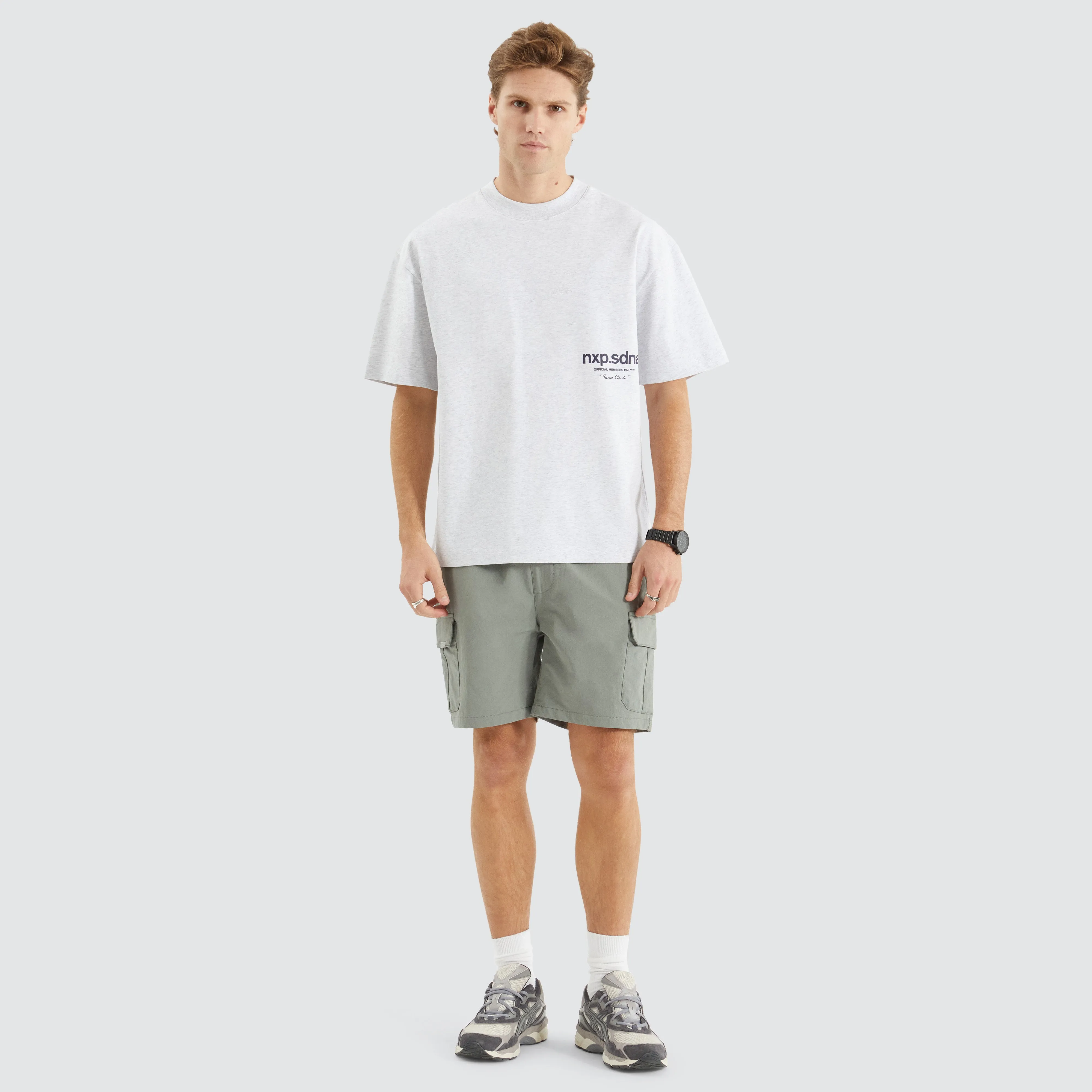 Contagent Street Tee Snow Marle sold by Neverland product image thumbnail 4