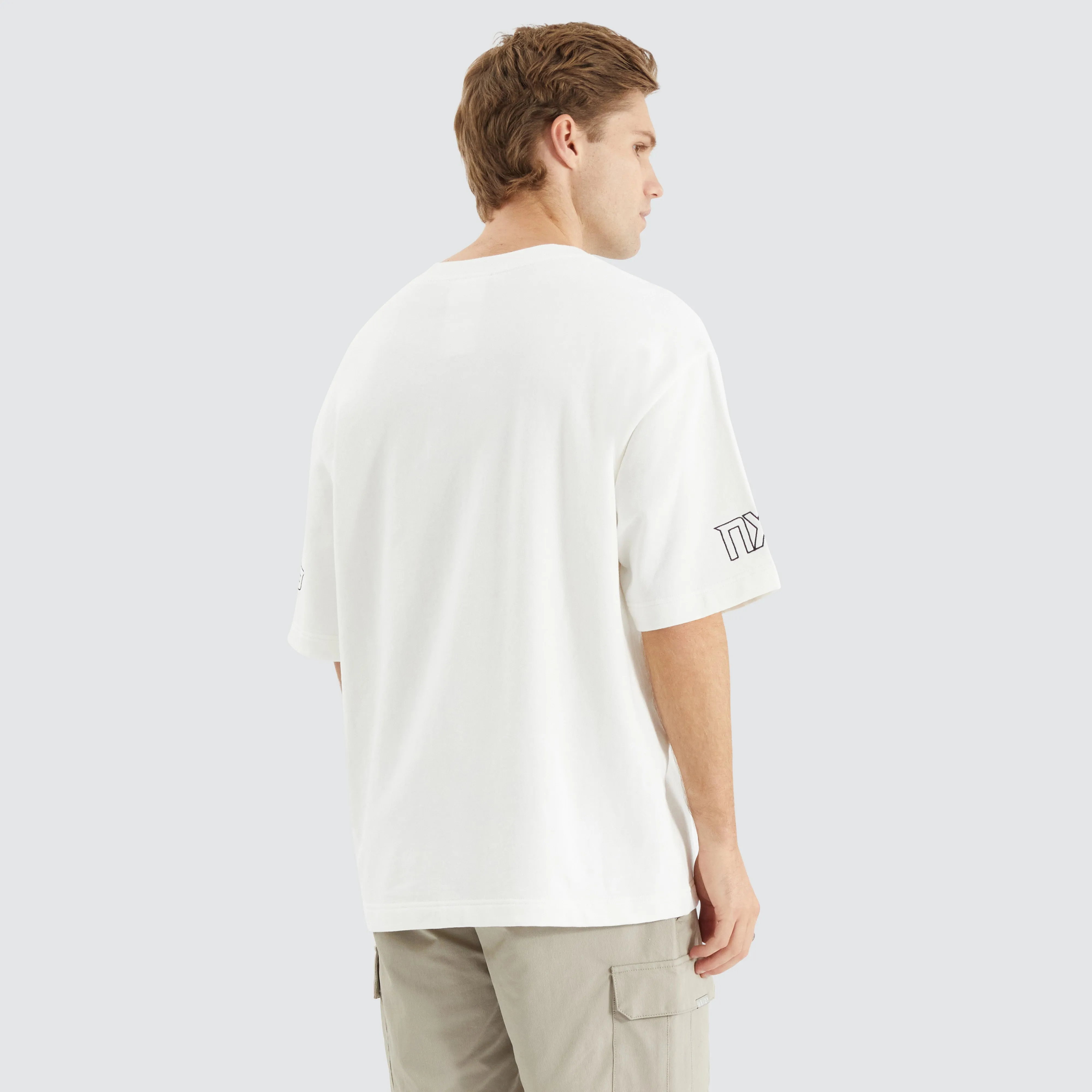 Armband Loopback Oversized Tee Natural White sold by Neverland product image thumbnail 3