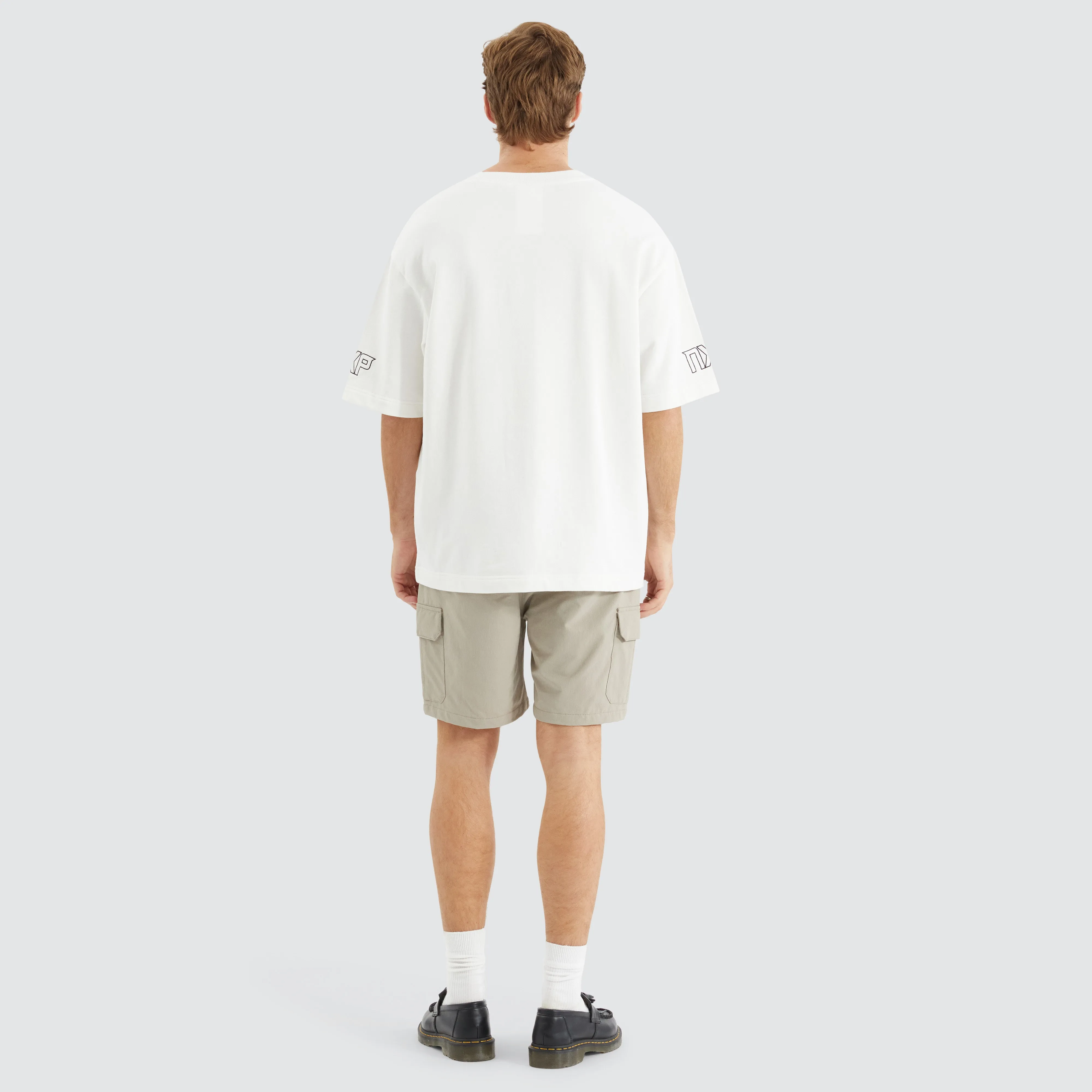 Armband Loopback Oversized Tee Natural White sold by Neverland product image thumbnail 5