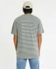 Pique Graffiti Stripe Short Sleeve T-Shirt Sage Green sold by Neverland