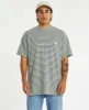 Pique Graffiti Stripe Short Sleeve T-Shirt Sage Green sold by Neverland