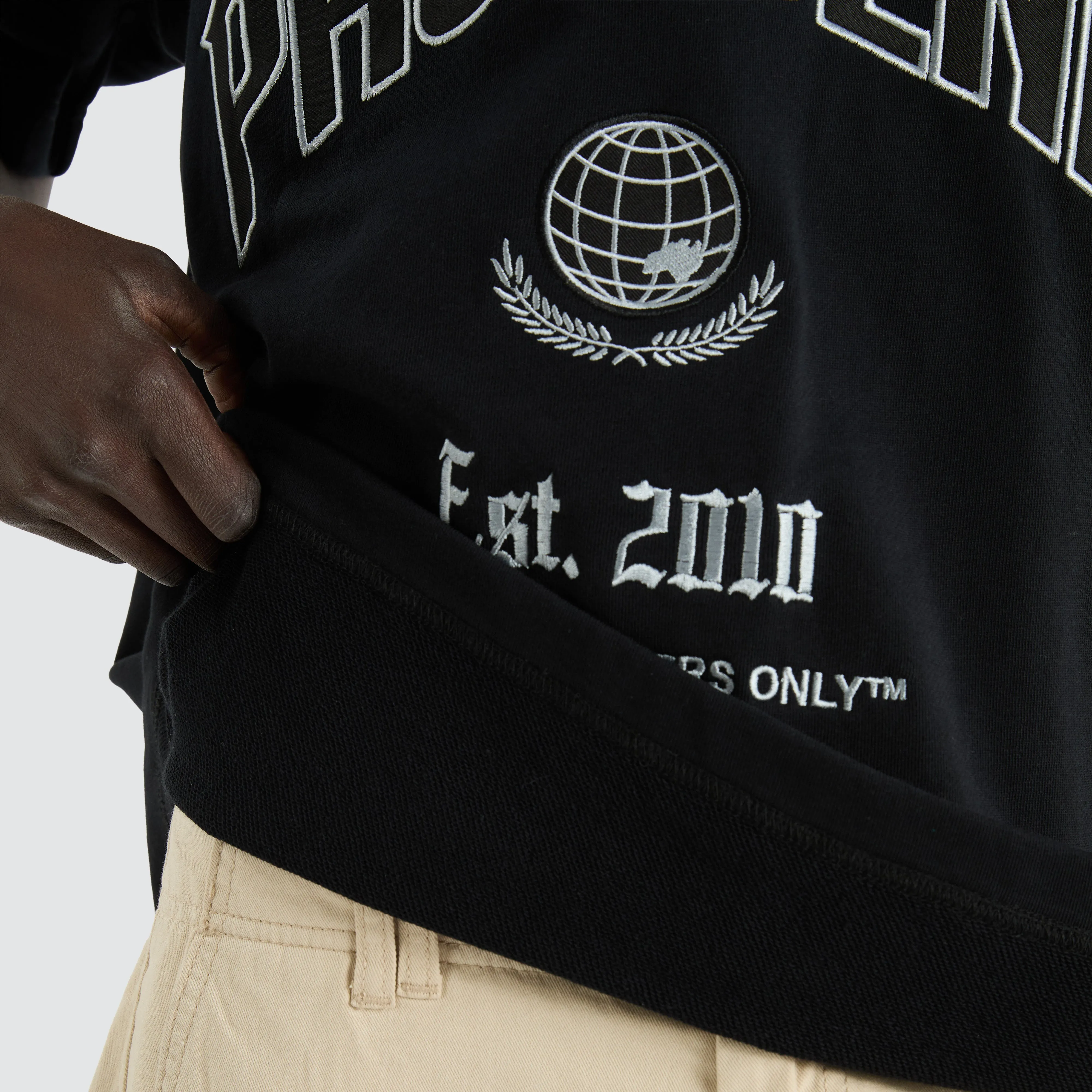 Members Blacked Out Loopback Raptor Tee Anthracite Black sold by Neverland product image thumbnail 3