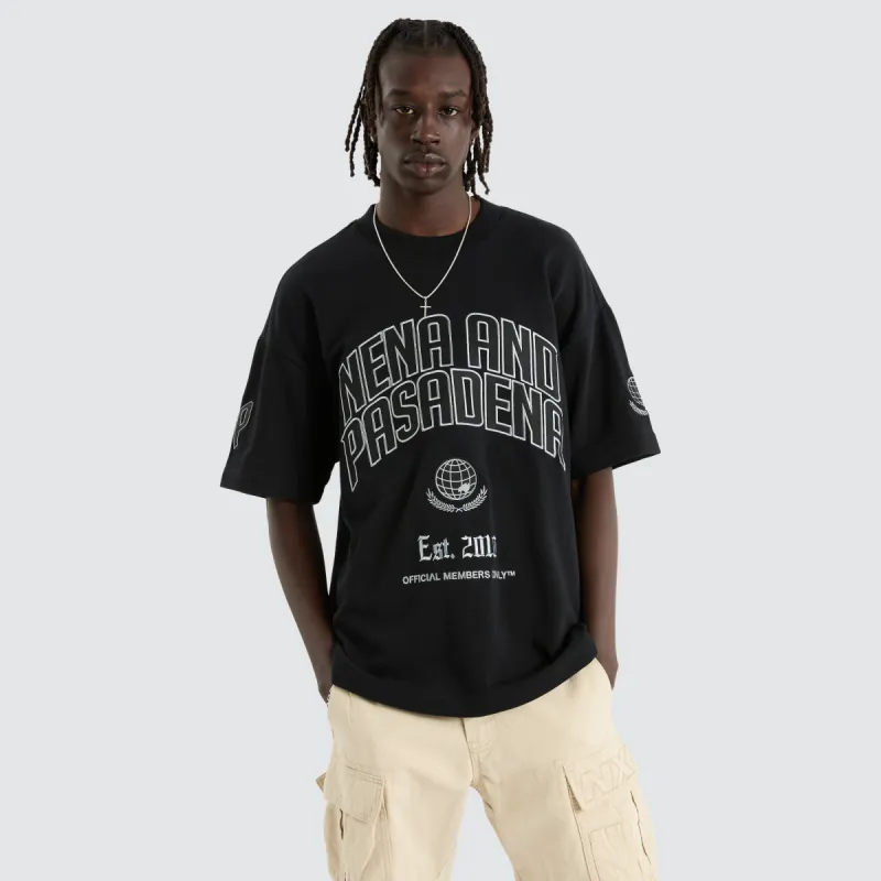 Members Blacked Out Loopback Raptor Tee Anthracite Black sold by Neverland