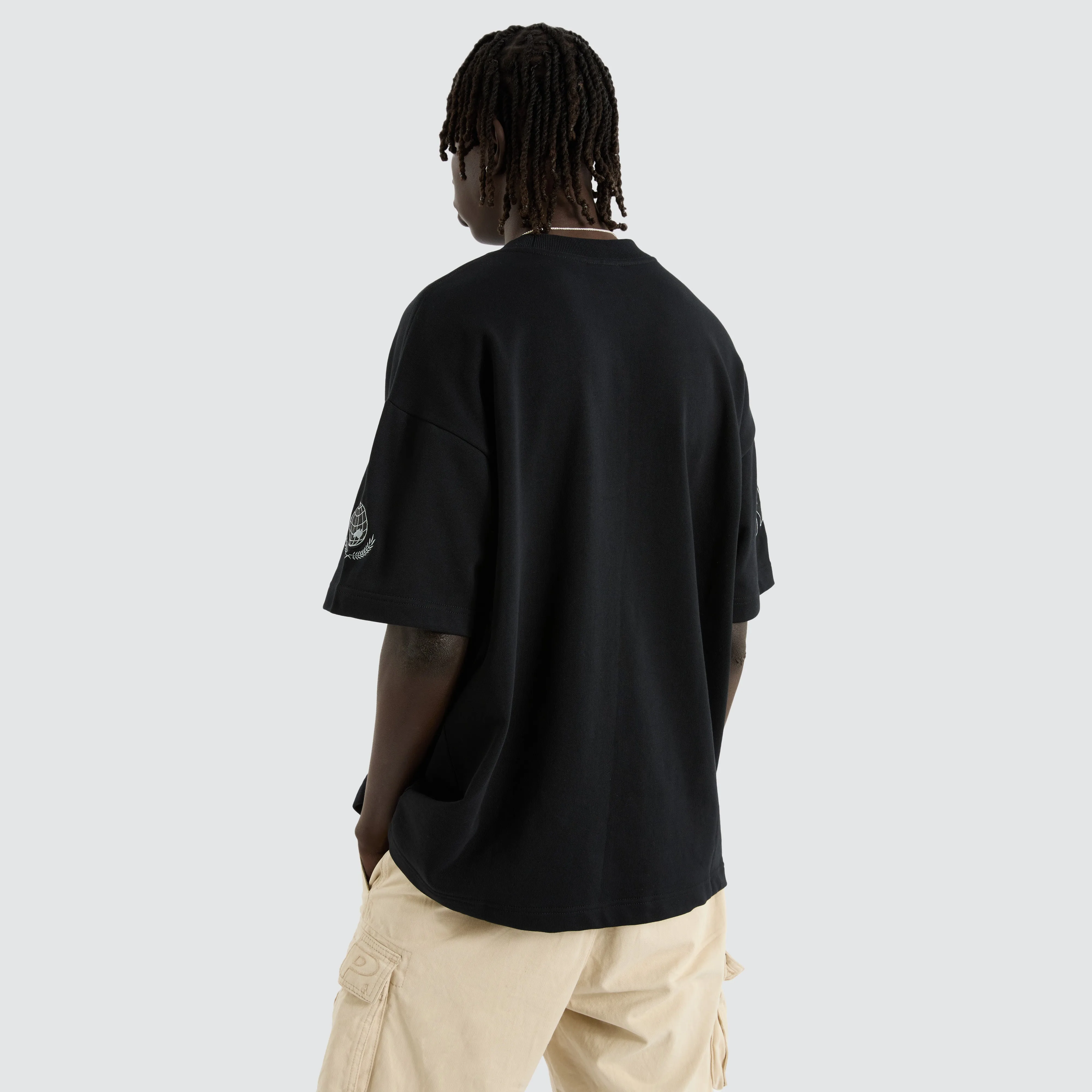 Members Blacked Out Loopback Raptor Tee Anthracite Black sold by Neverland product image thumbnail 4