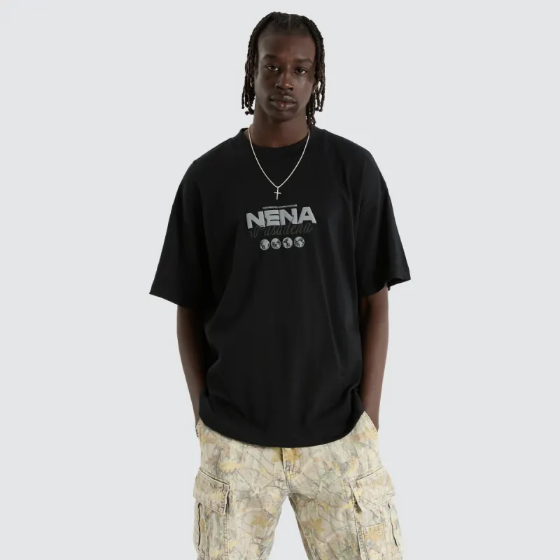 Worldwide Blacked Out Raptor Tee Anthracite Black sold by Neverland