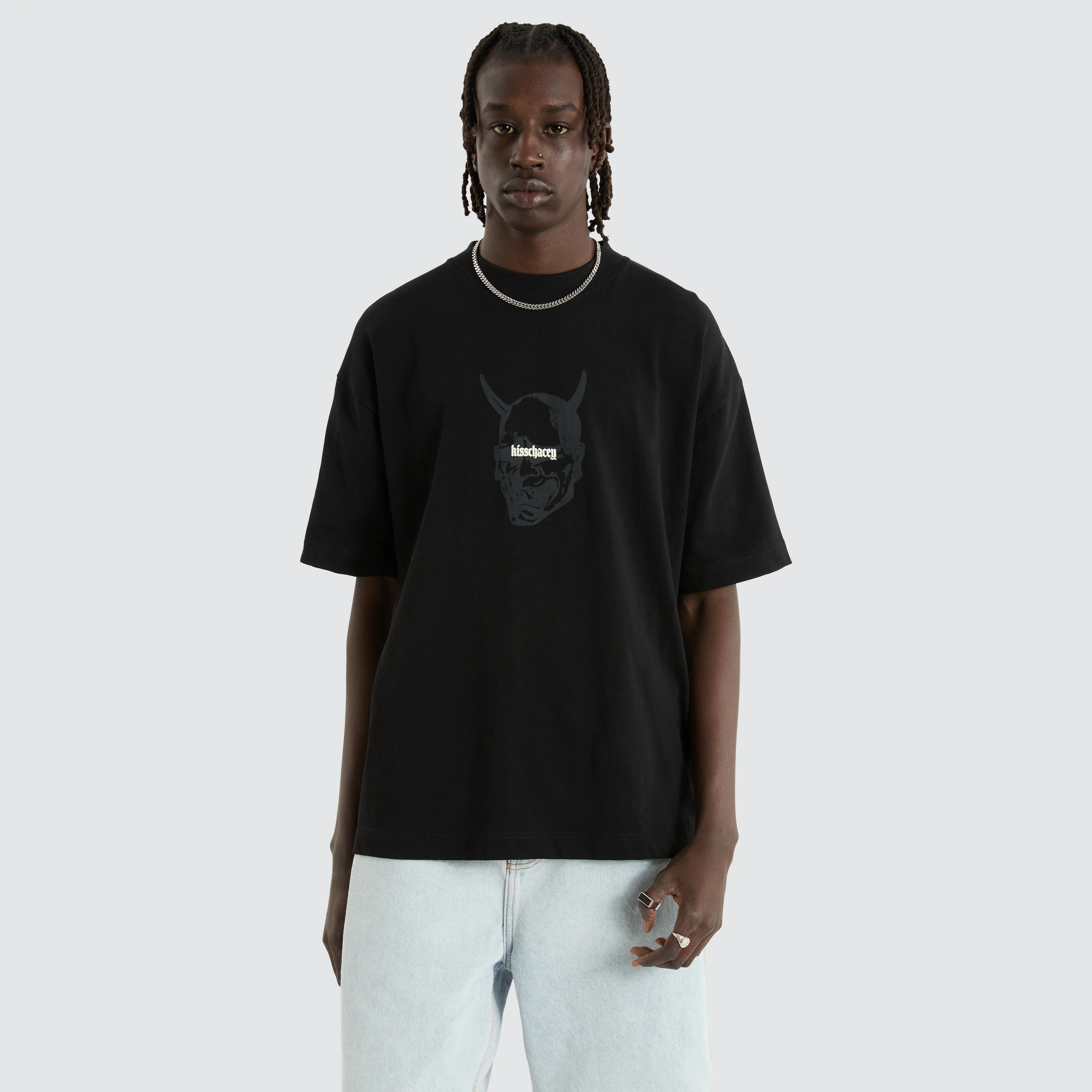 Witchcraft Blacked Out Street Tee Jet Black sold by Neverland product image thumbnail 3