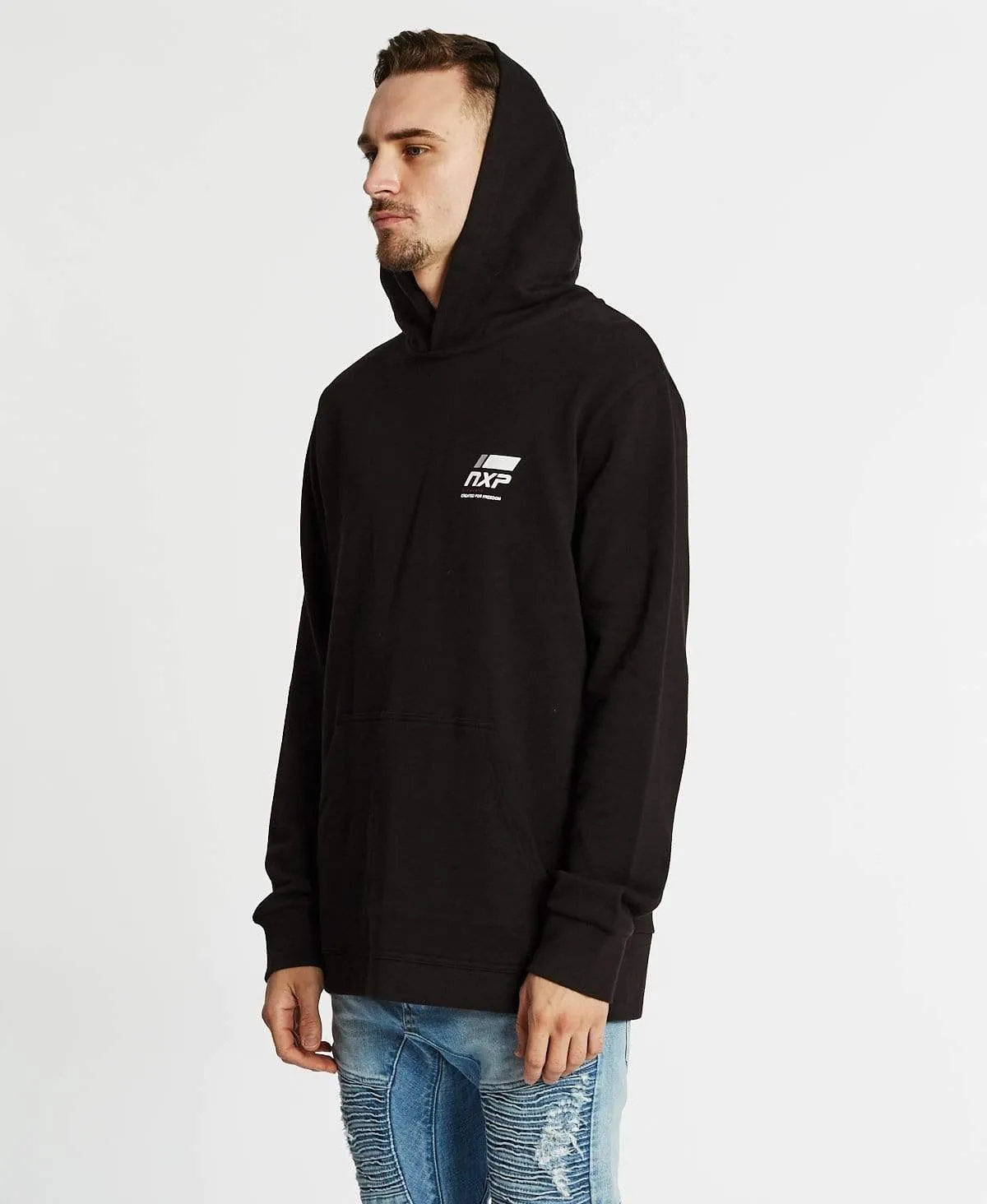 Olympus Basic Hoodie Jet Black sold by Neverland product image thumbnail 3