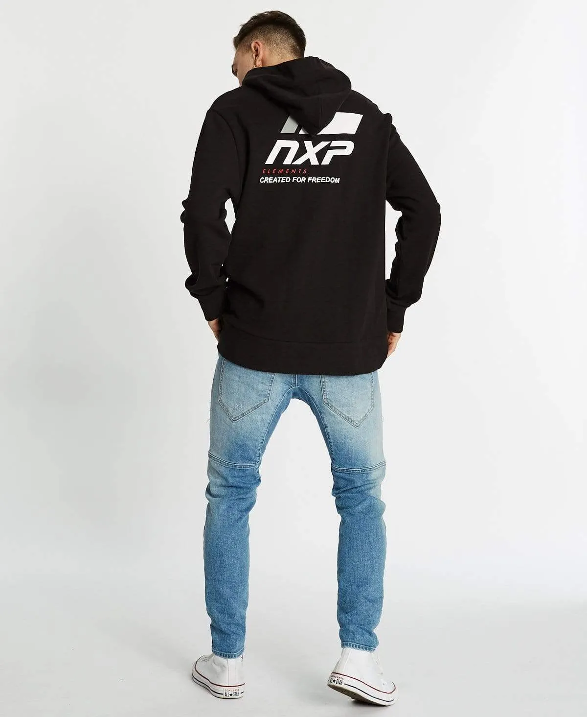 Olympus Basic Hoodie Jet Black sold by Neverland product image thumbnail 5