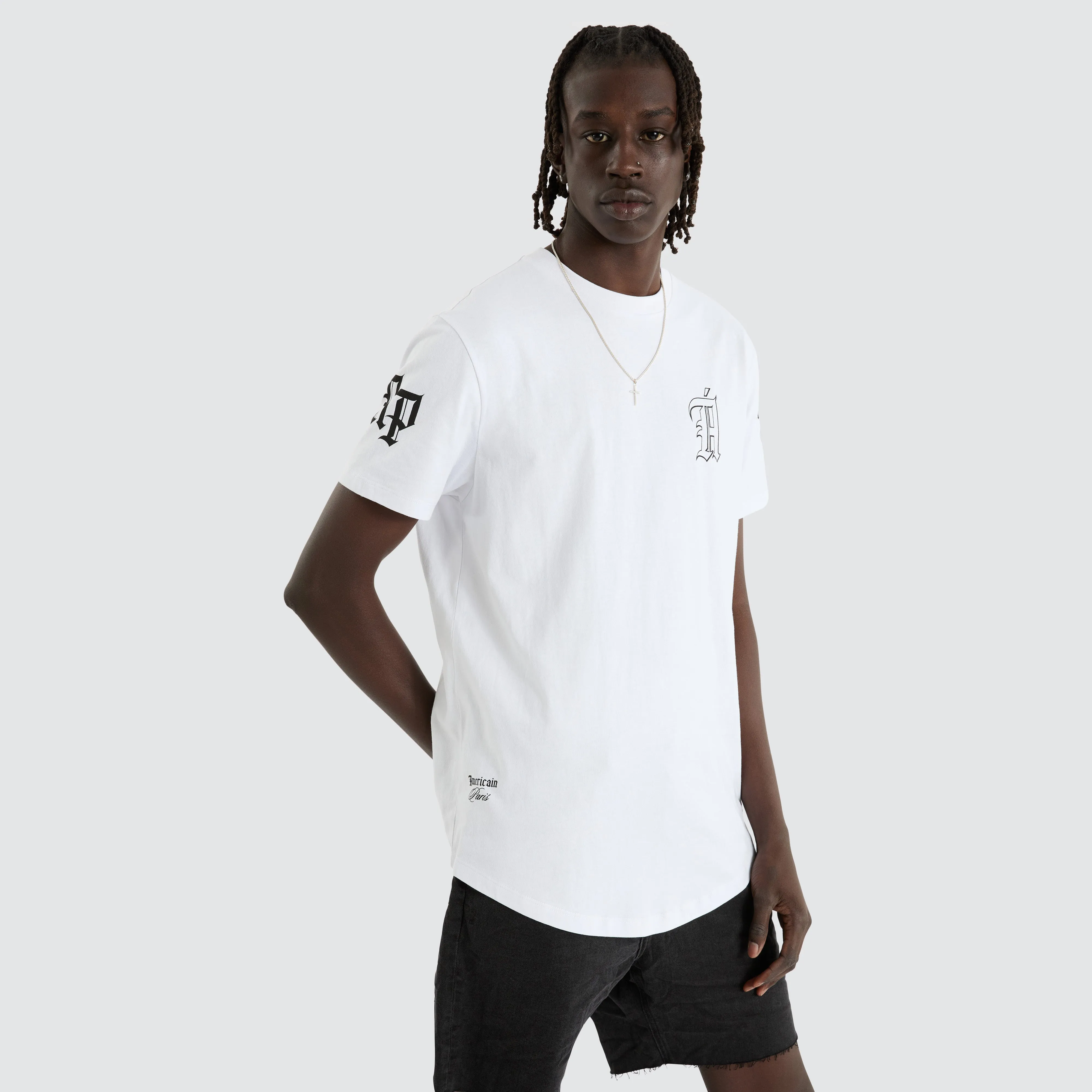 Alden Dual Curved Tee Optical White sold by Neverland product image thumbnail 2