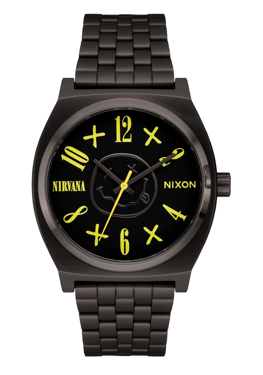 Nirvana Time Teller Smiley Black Nirvana Smiley Face sold by Neverland