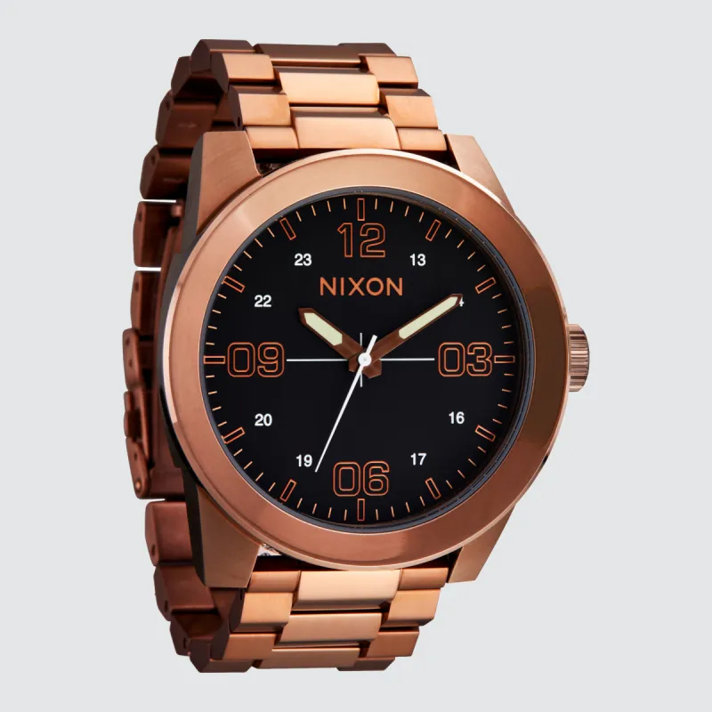 Corporal Stainless Steel Watch Chocolate / Dark Roast sold by Neverland