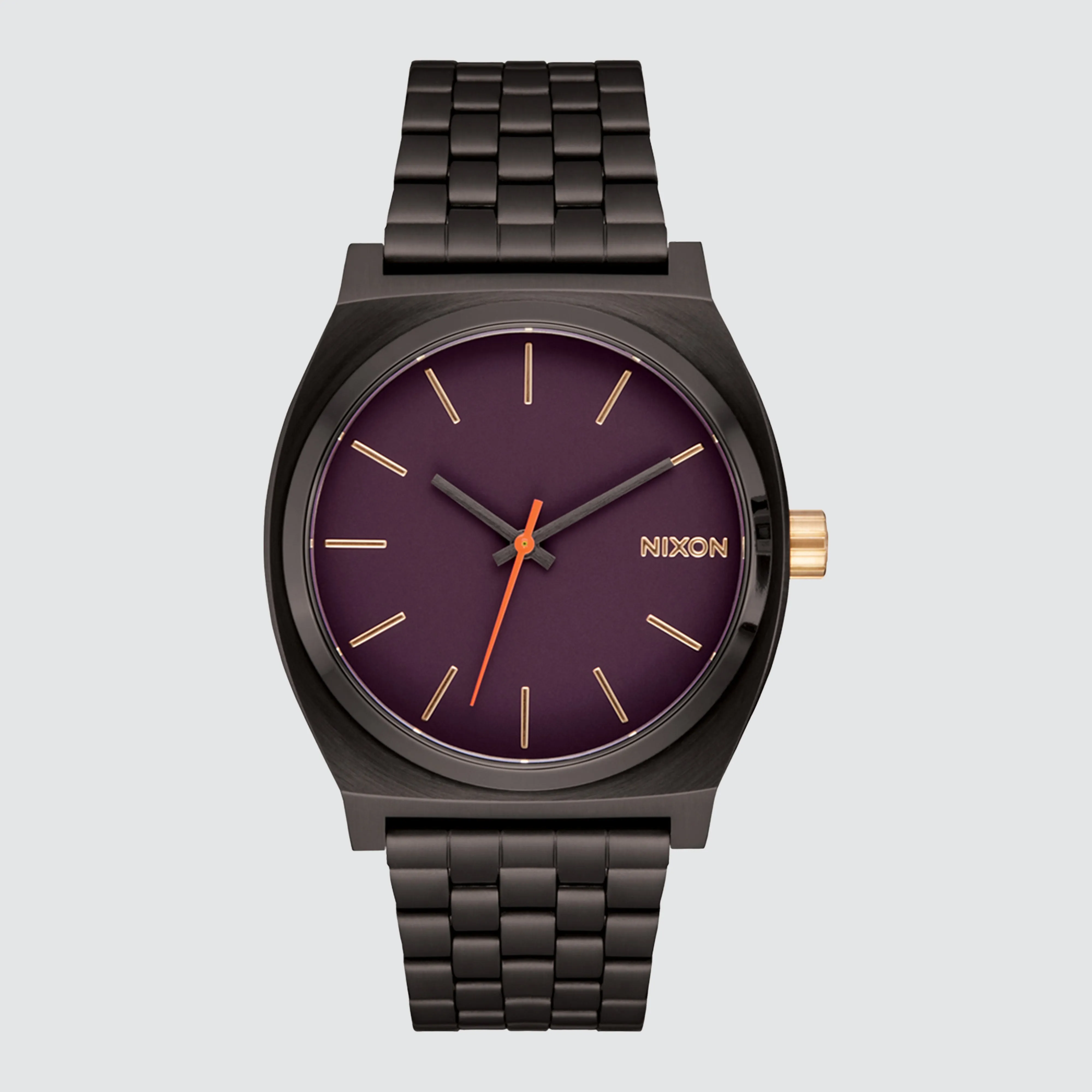 Time Teller Watch Gunmetal / Blackberry / Gold sold by Neverland