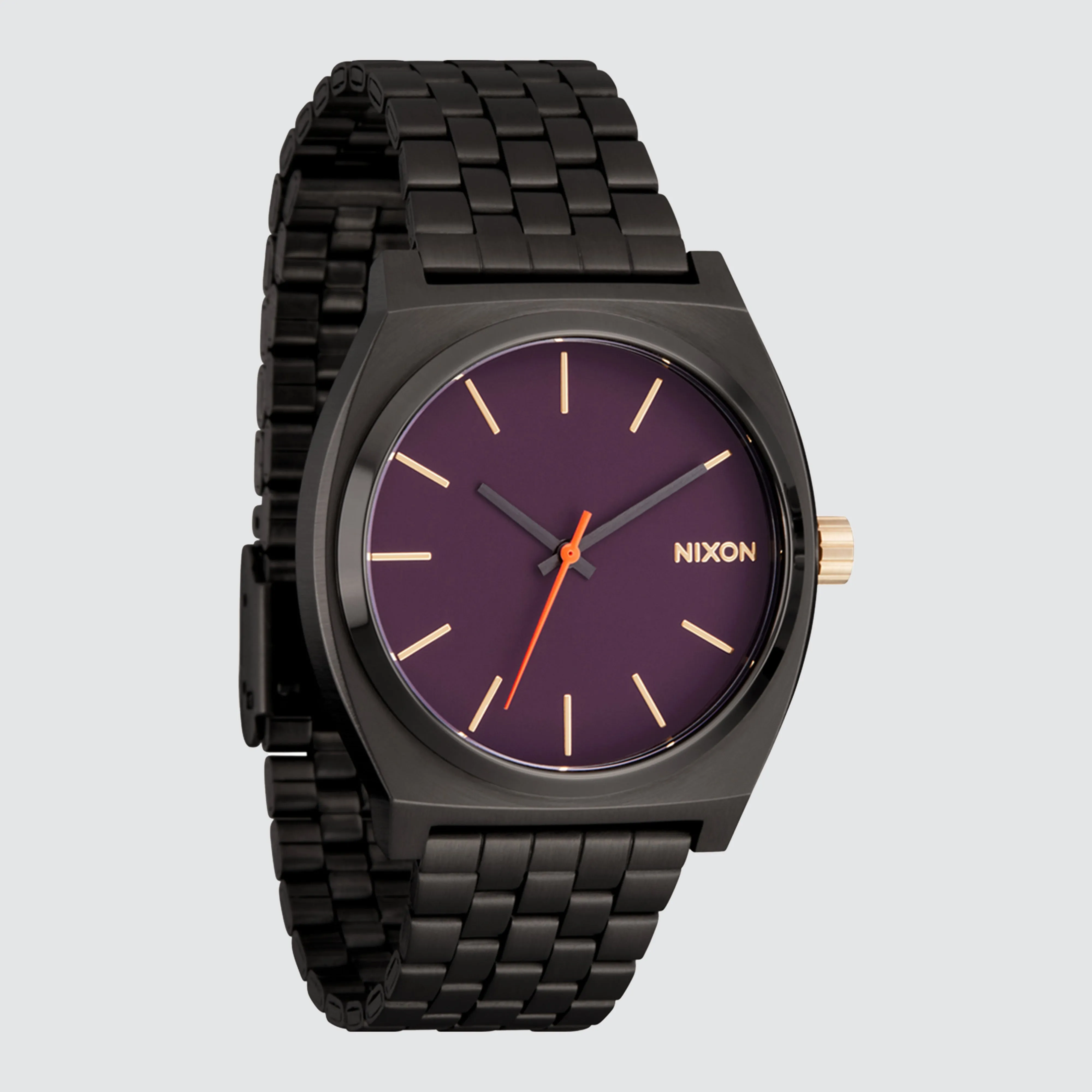 Time Teller Watch Gunmetal / Blackberry / Gold sold by Neverland product image thumbnail 2