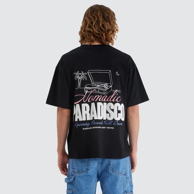 Spinning Street Tee Jet Black sold by Neverland