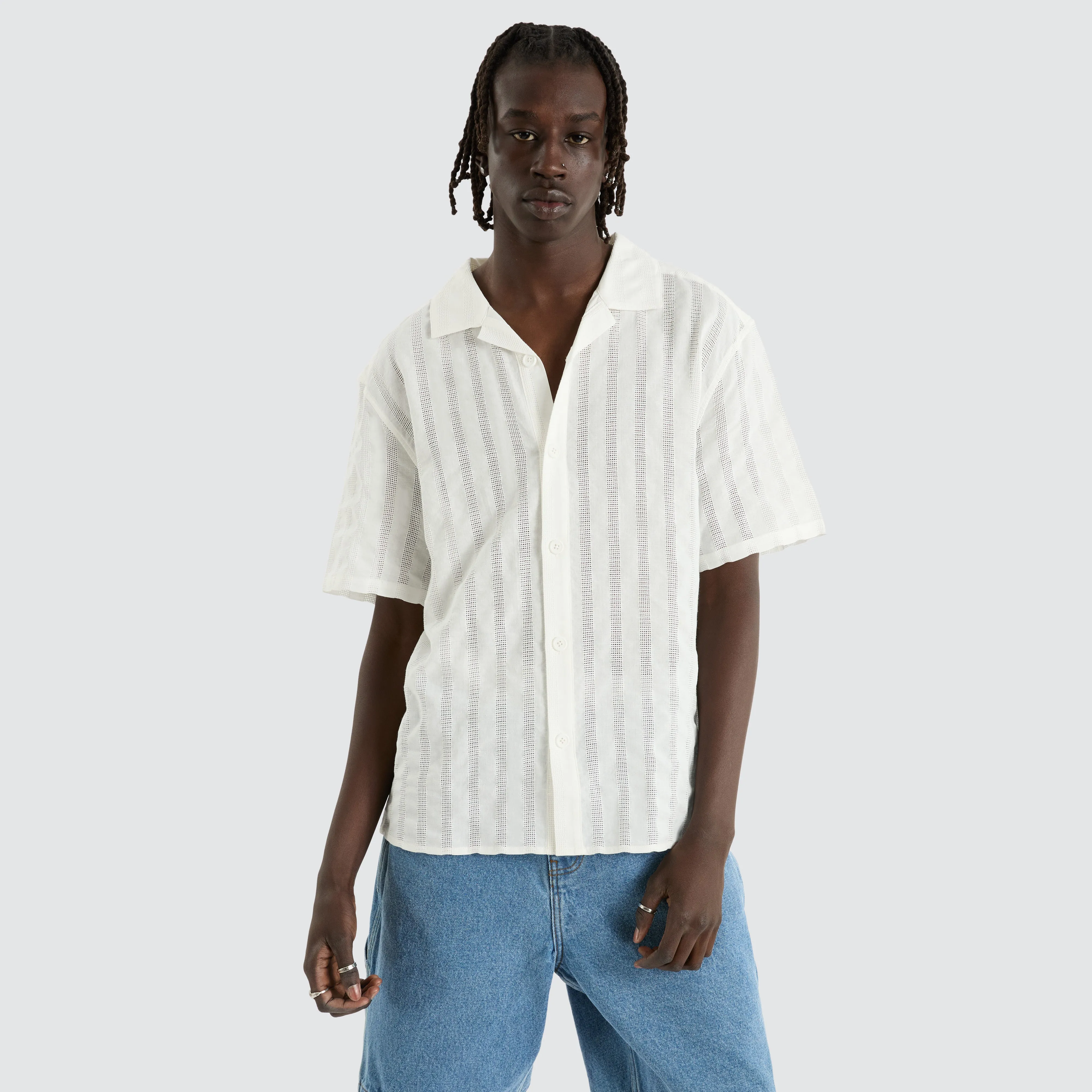 Breeze Resort Crop Shirt Off White sold by Neverland