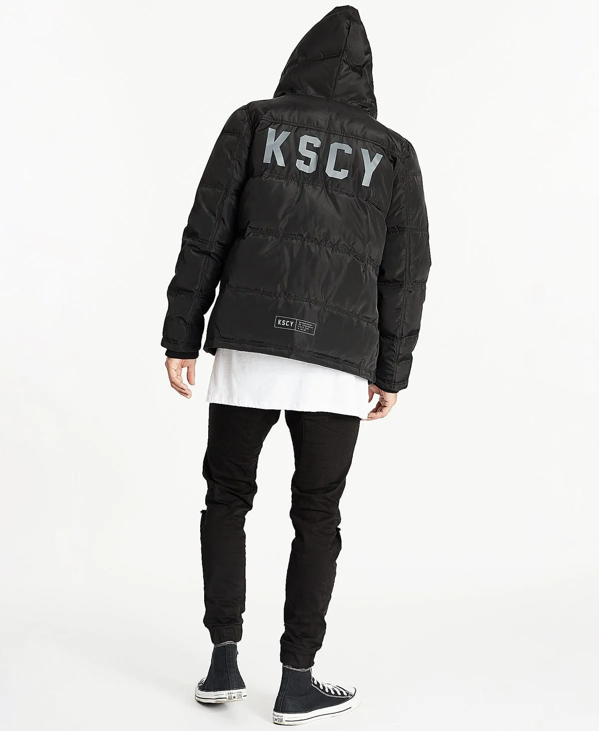 Loyalty Puffer Jacket Jet Black sold by Neverland product image thumbnail 4