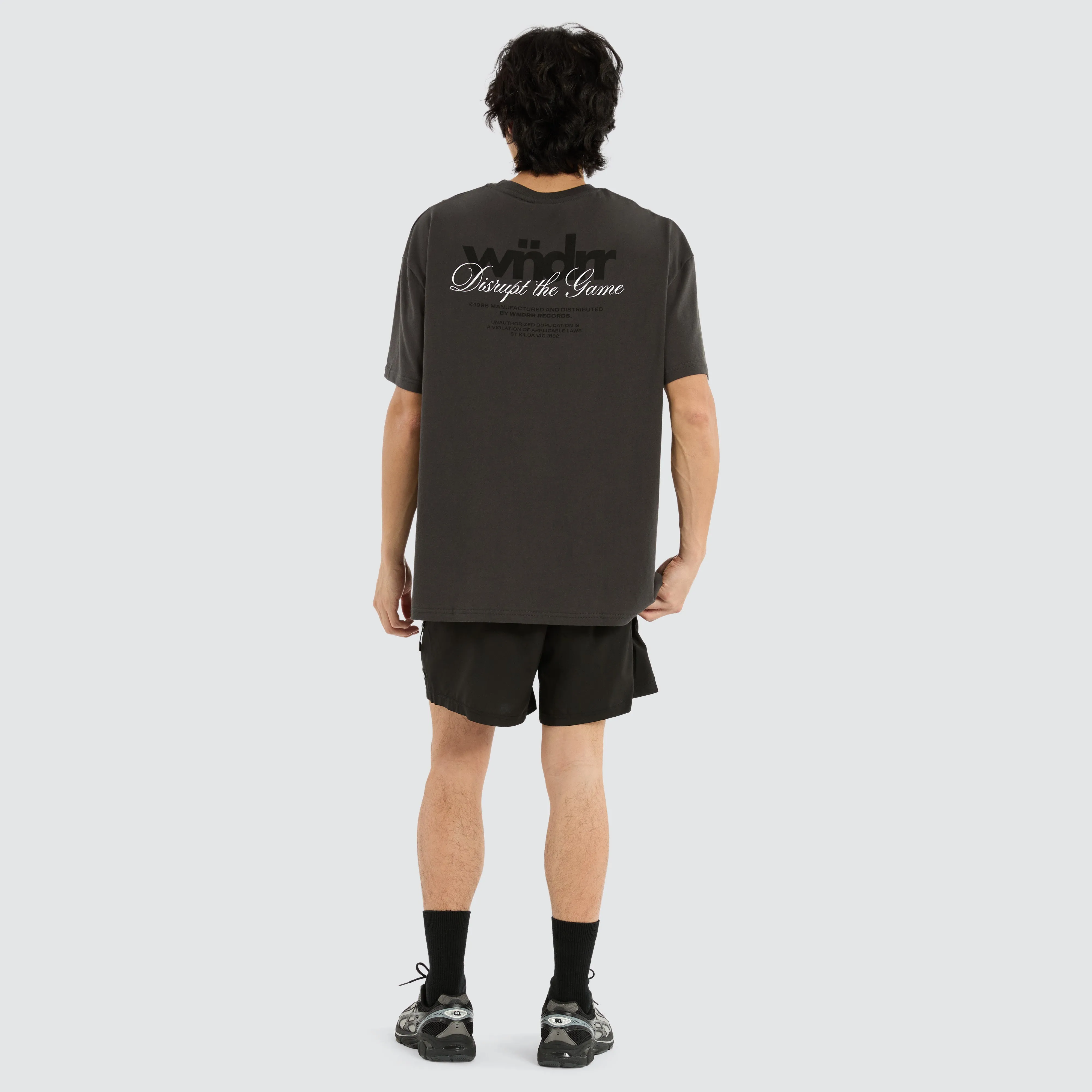 Disrupt Box Fit Tee Faded Black sold by Neverland product image thumbnail 4