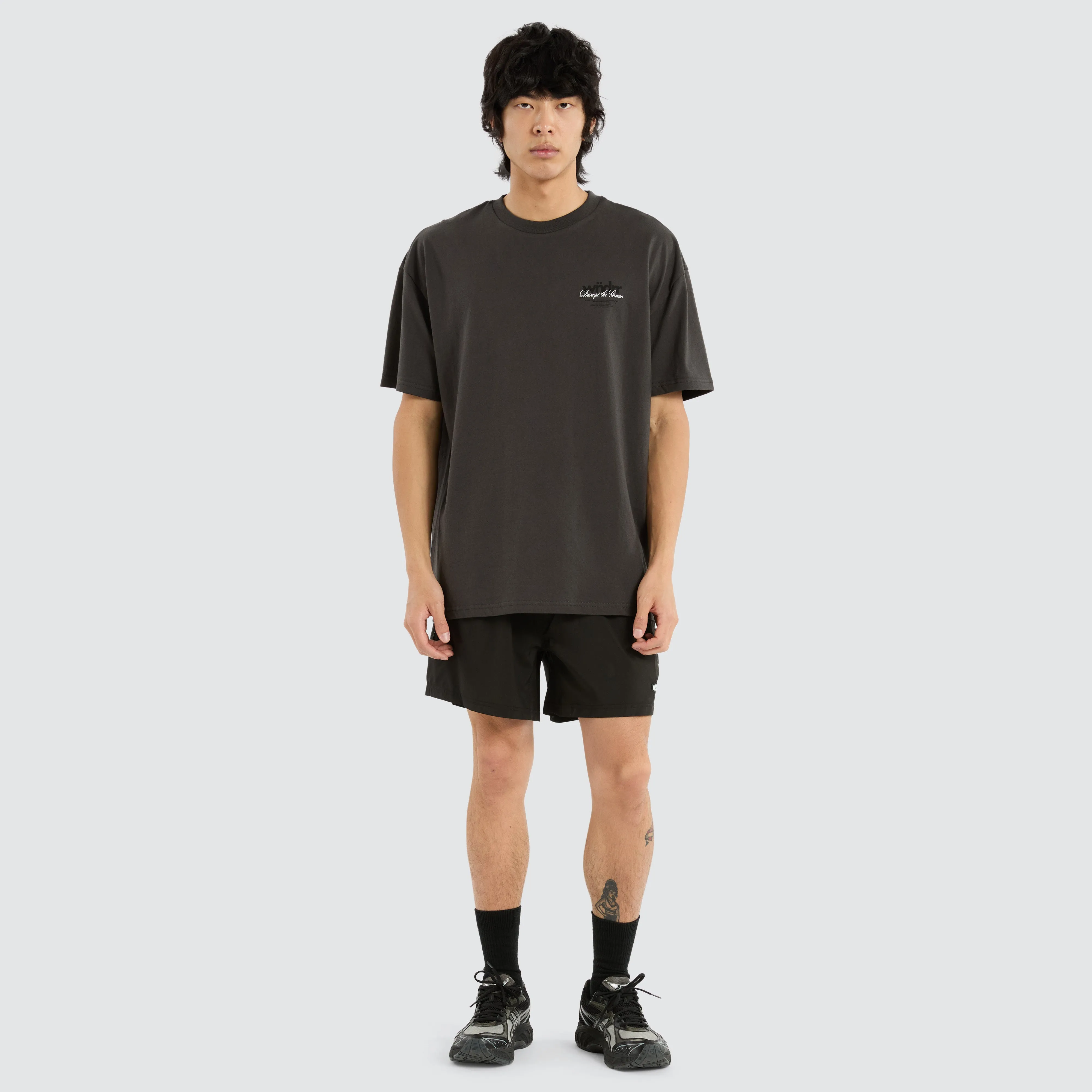 Disrupt Box Fit Tee Faded Black sold by Neverland product image thumbnail 5